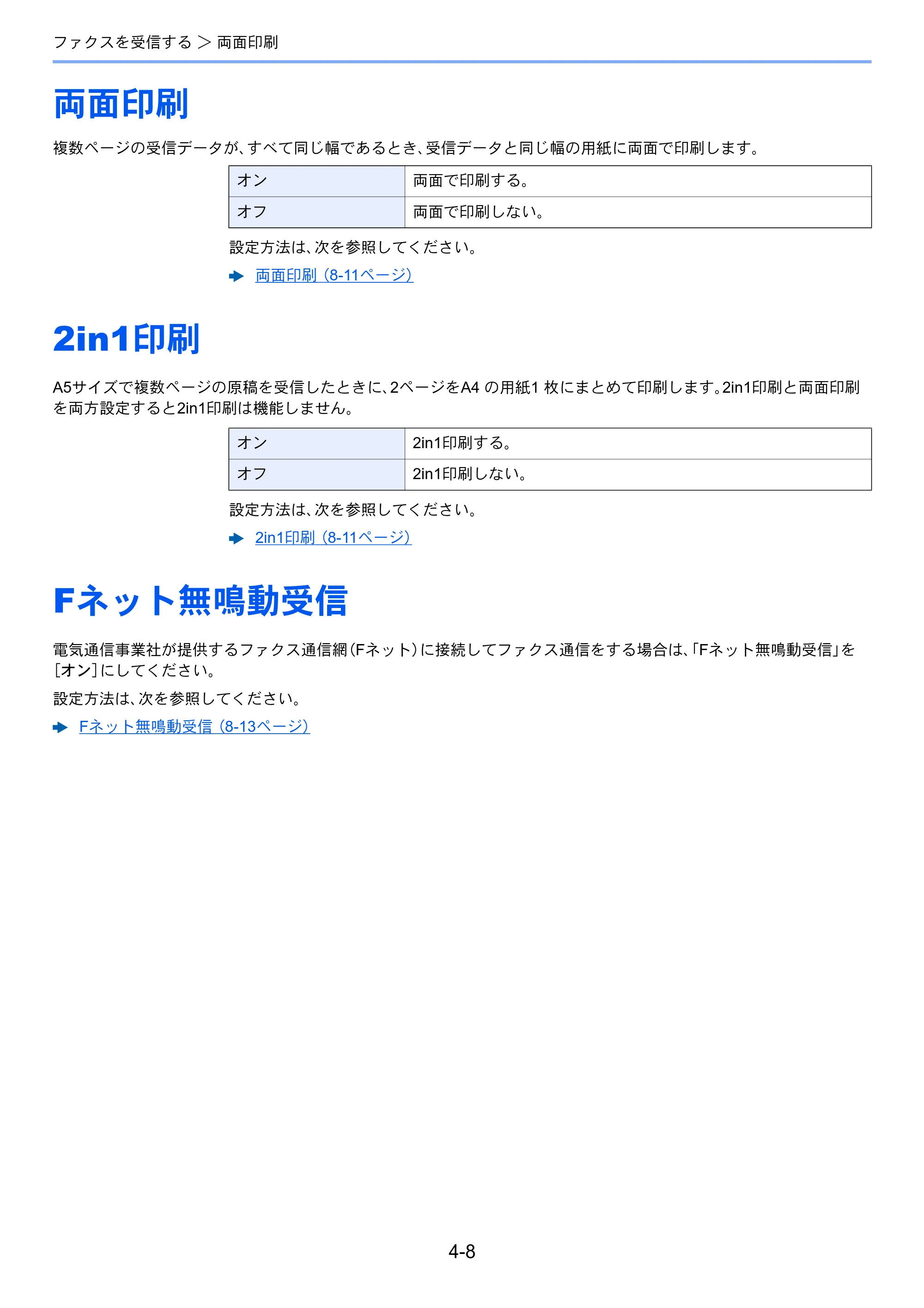 京セラ TASKalfa 358ci / TASKalfa 408ci TASKalfa 408ci/TASKalfa 358ci FAXSystem10(X) 使用説明書 — 両面印刷 — 原本ページ — 94ページ