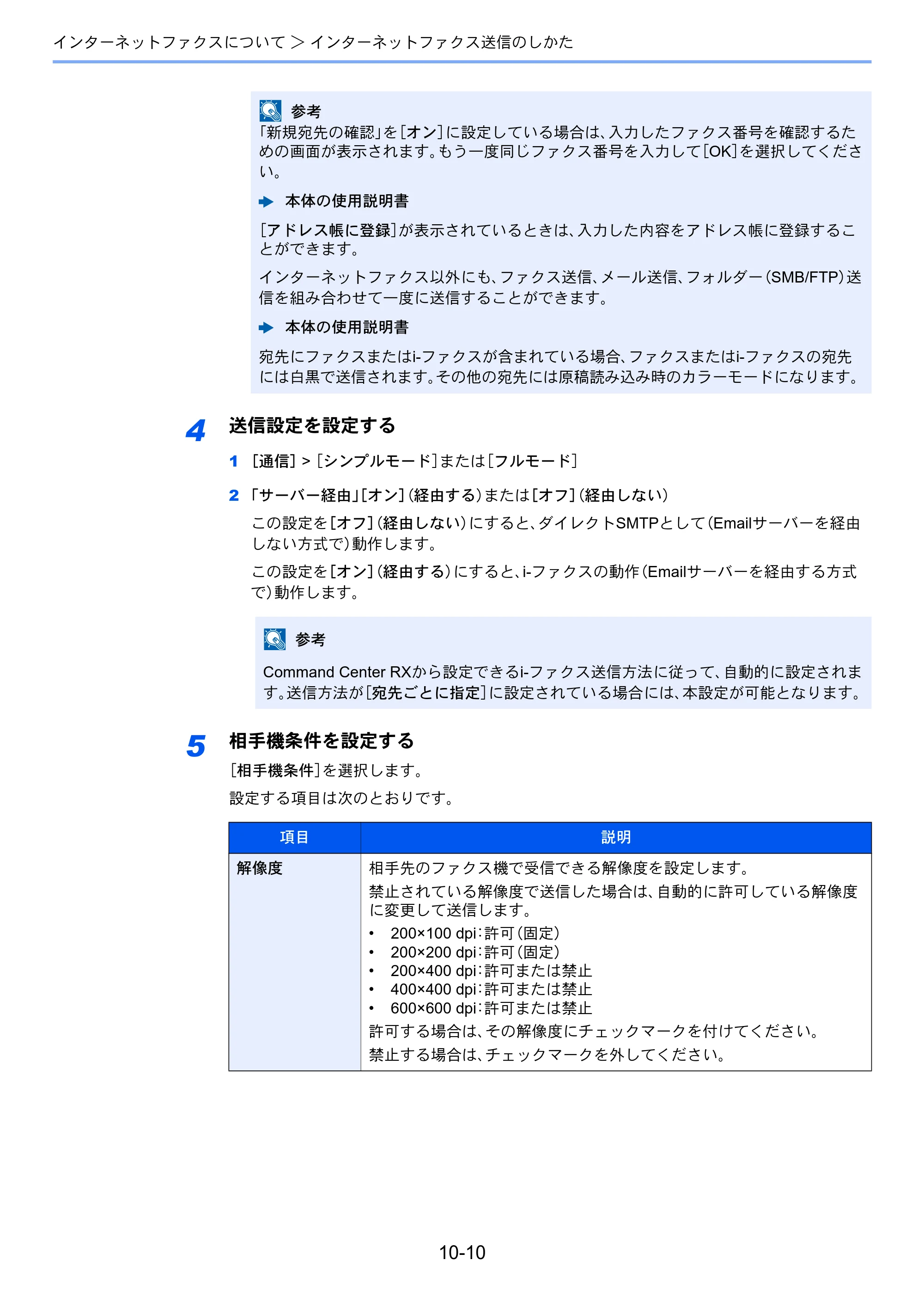 京セラ TASKalfa 358ci / TASKalfa 408ci TASKalfa 408ci/TASKalfa 358ci FAXSystem10(X) 使用説明書 — 原本ページ — 235ページ