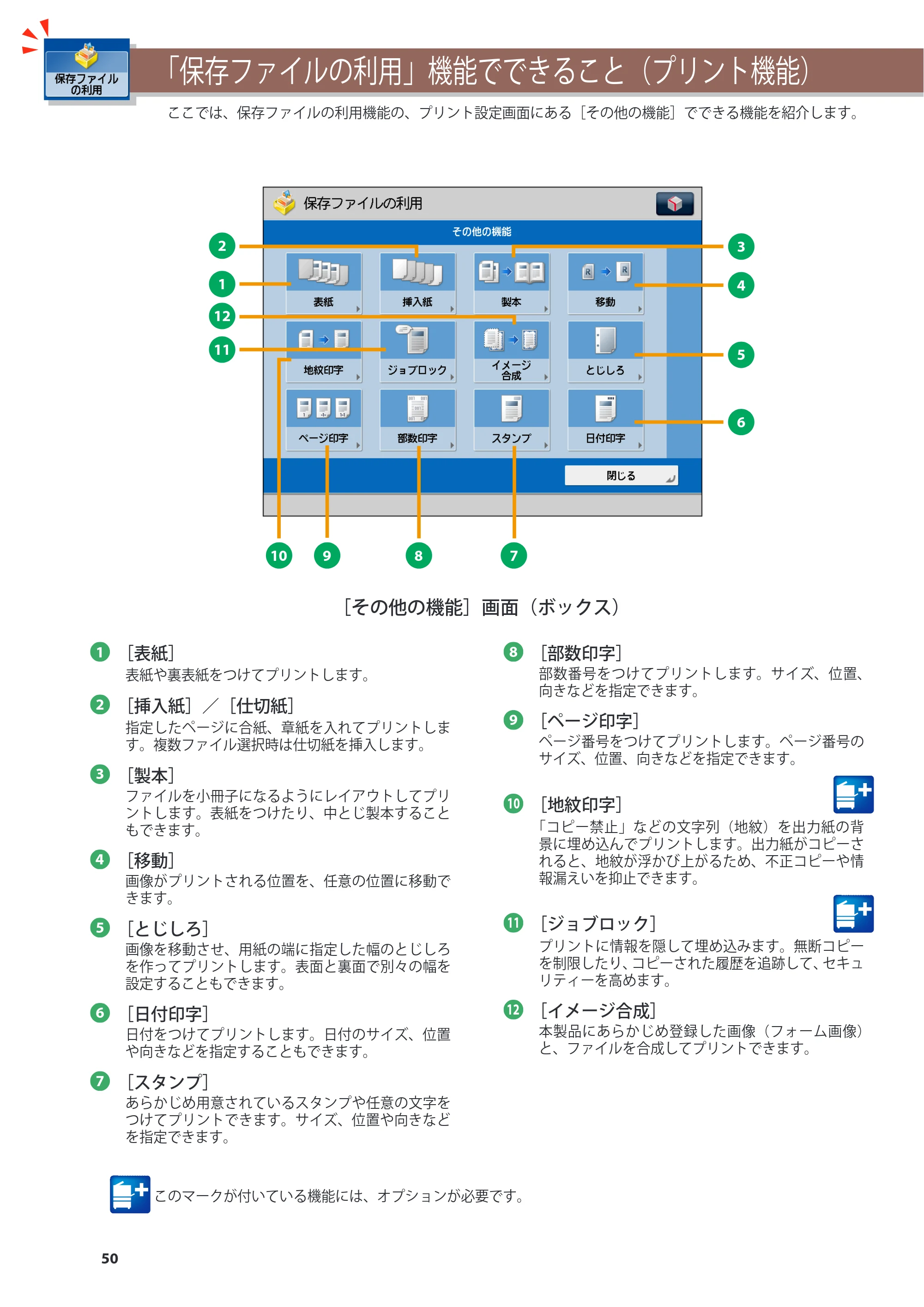 キヤノン imageRUNNER ADVANCE 4045F/4045F-R/4045/4035F/4035/4025F/4025F-R/4025 基本操作ガイド 2012年5月17日更新（PDF：34.8MB） — 原本ページ — 50ページ