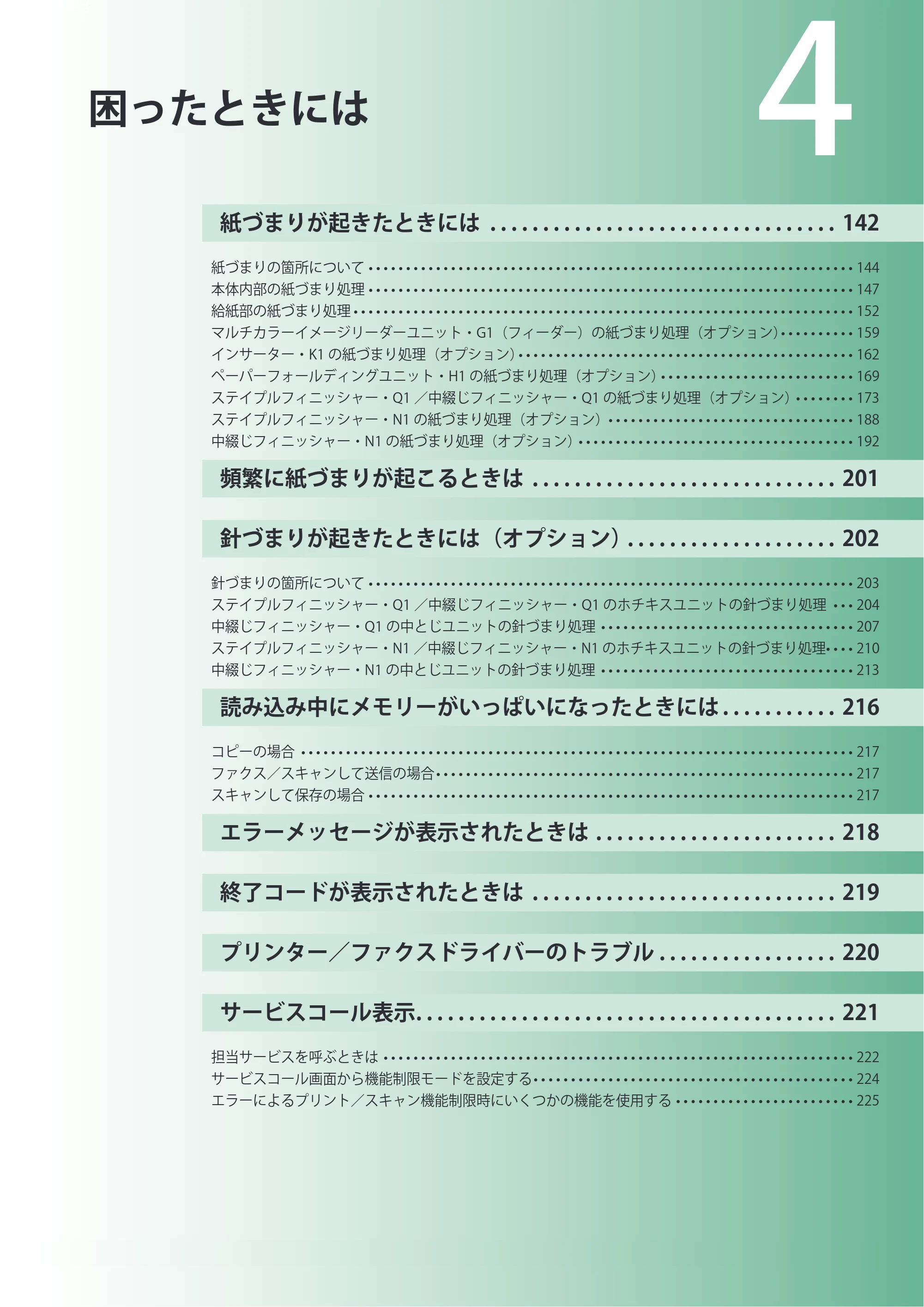 キヤノン imageRUNNER ADVANCE 8205 PRO/8205 B/8295 PRO/8295 B/8285 PRO/8285 B 基本操作ガイド 2015年1月22日更新（PDF：21.1MB） — 困ったときには — 原本ページ — 141ページ