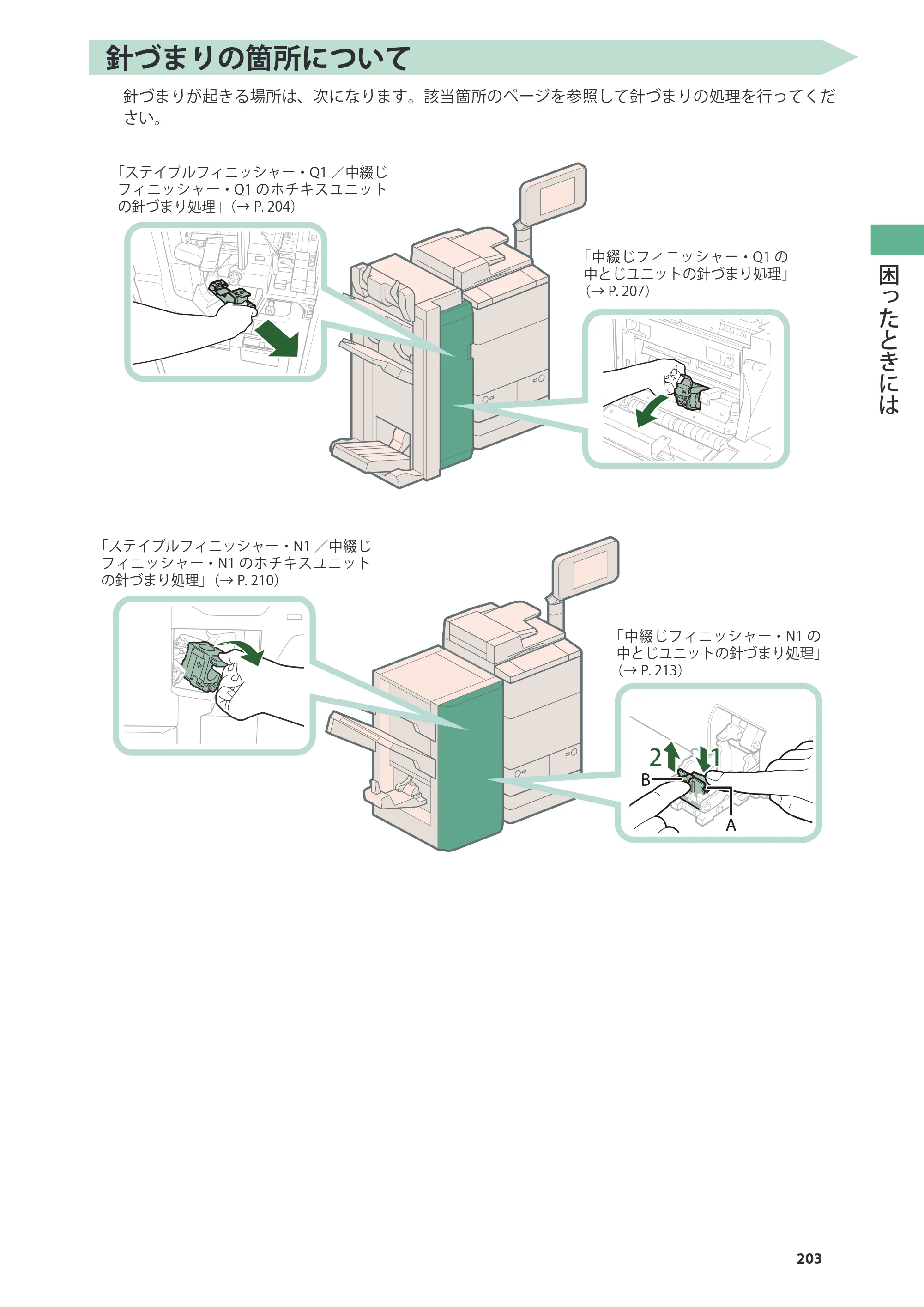 キヤノン imageRUNNER ADVANCE 8205 PRO/8205 B/8295 PRO/8295 B/8285 PRO/8285 B 基本操作ガイド 2015年1月22日更新（PDF：21.1MB） — 原本ページ — 203ページ