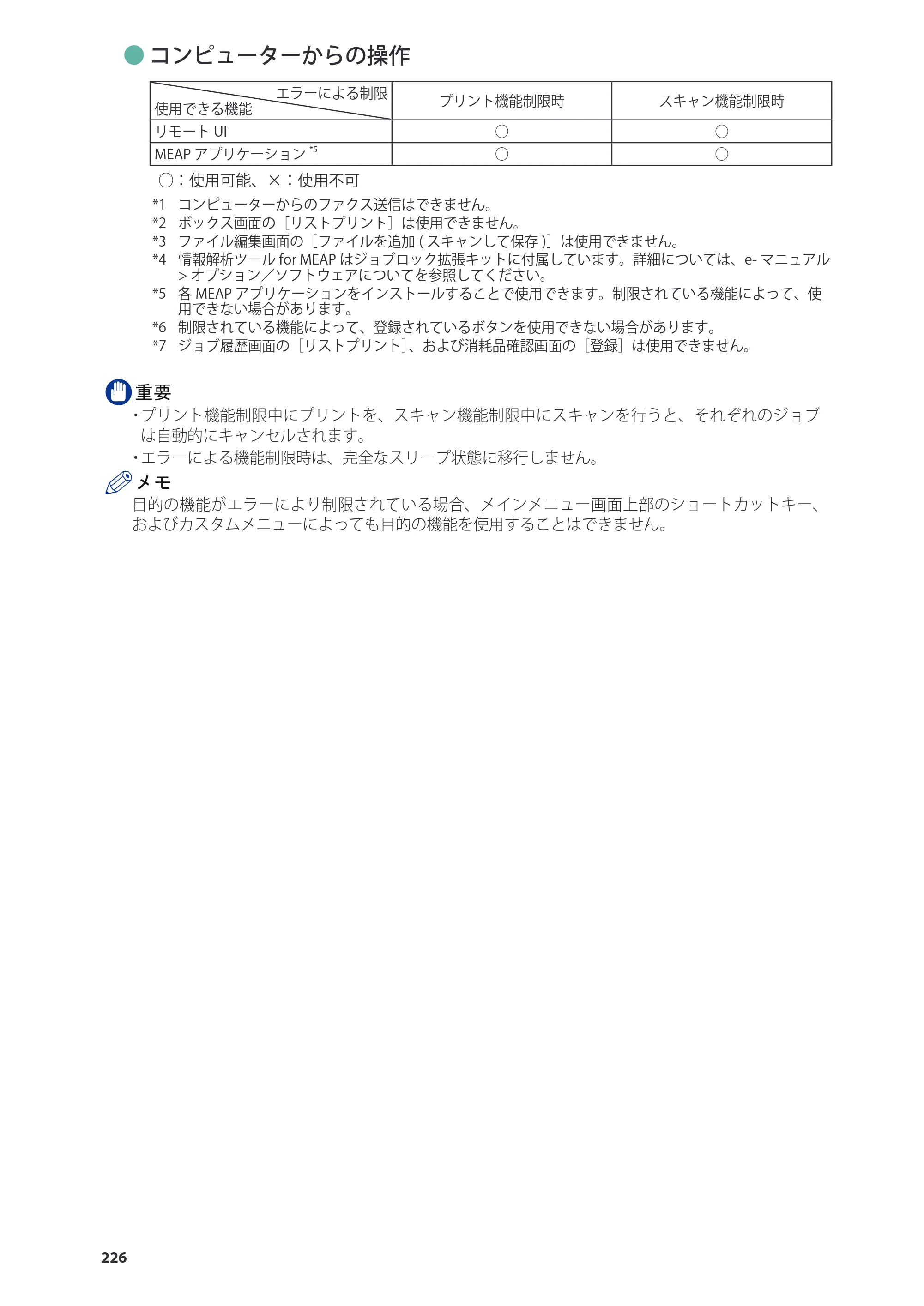 キヤノン imageRUNNER ADVANCE 8205 PRO/8205 B/8295 PRO/8295 B/8285 PRO/8285 B 基本操作ガイド 2015年1月22日更新（PDF：21.1MB） — 原本ページ — 226ページ