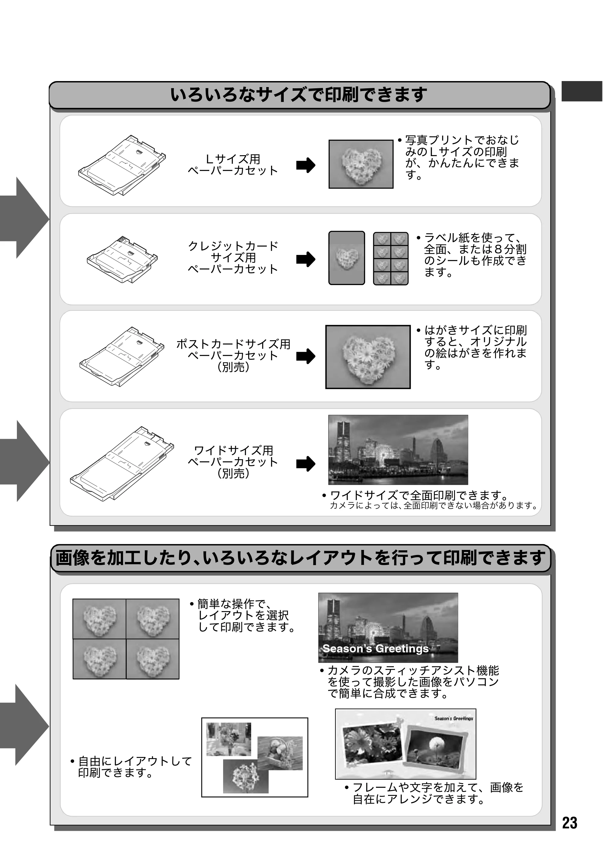 キヤノン SELPHY CP710/CP510 ユーザーガイド （PDF形式／3.84Mバイト） — 原本ページ — 25ページ
