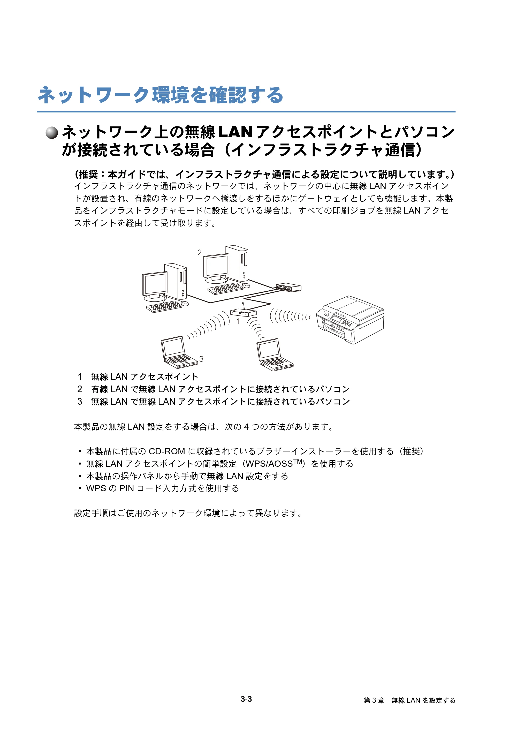 ブラザー DCP-J525N / DCP-J725N / DCP-J925N ユーザーズガイド ～ネットワーク操作編～ — ネットワーク環境を確認する — 原本ページ — 18ページ