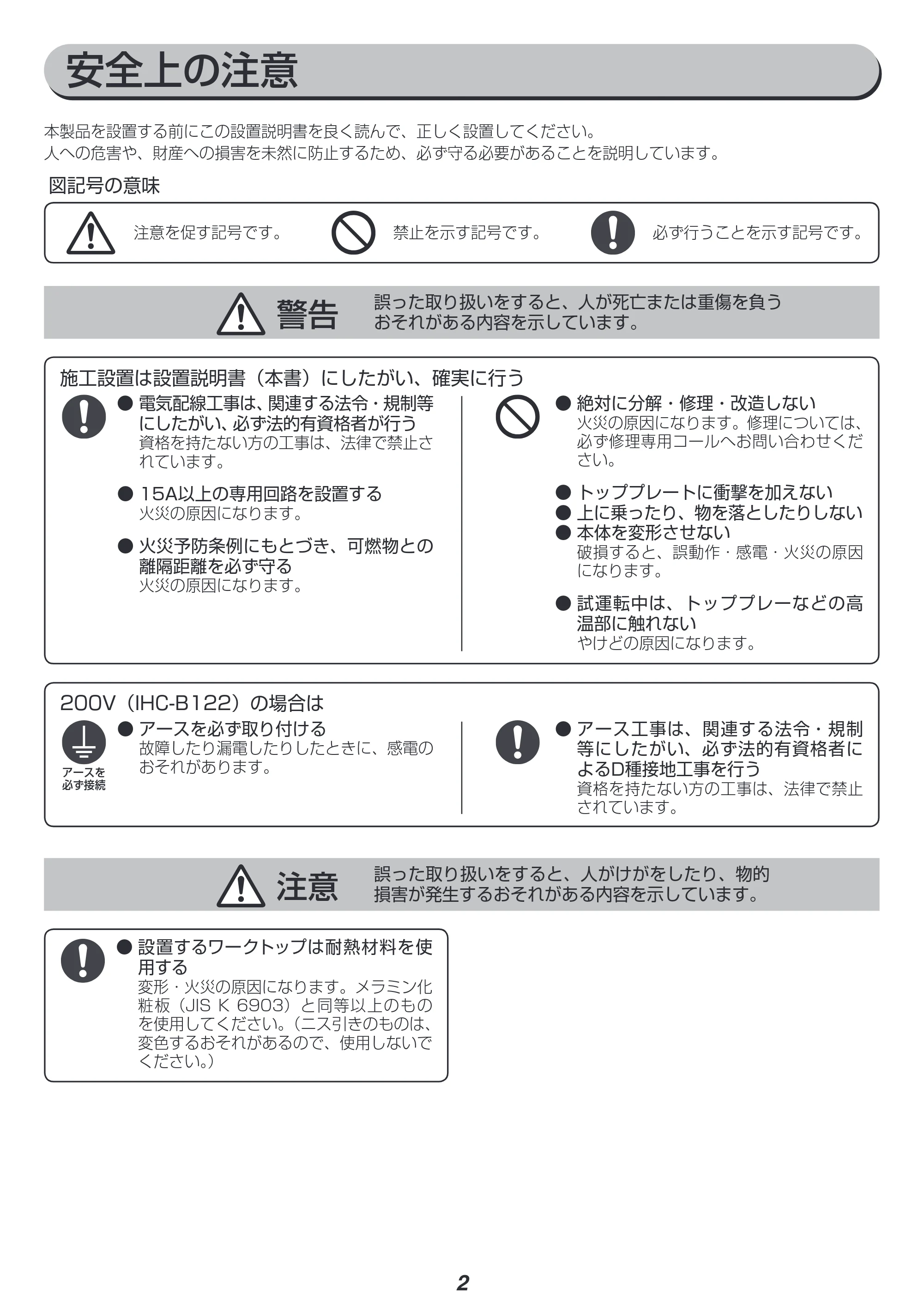 アイリスオーヤマ IHC-B122 取扱説明書 — 原本ページ — 22ページ