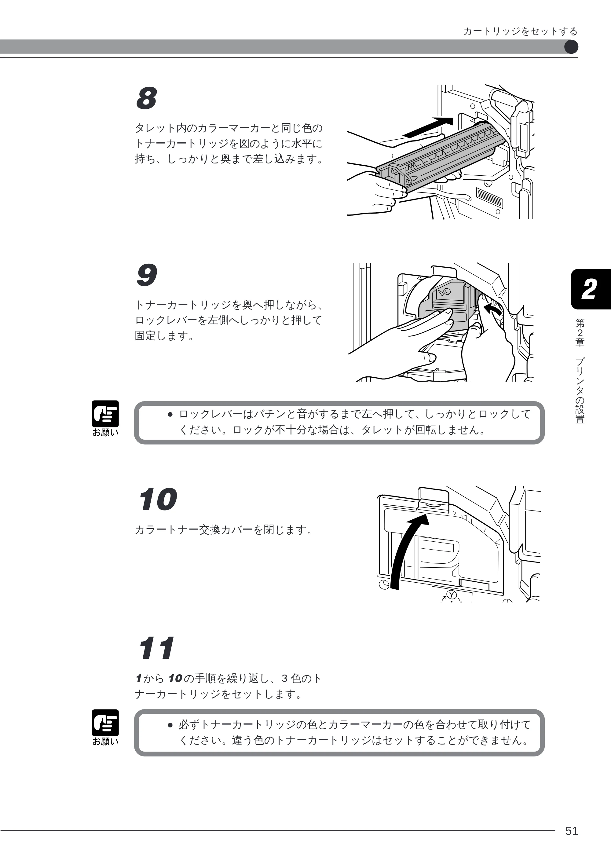 キヤノン LBP-2260PSII 本体／オプション品設置ガイド＆ネットワーク設定ガイド （PDF形式／6.11Mバイト） — 原本ページ — 53ページ