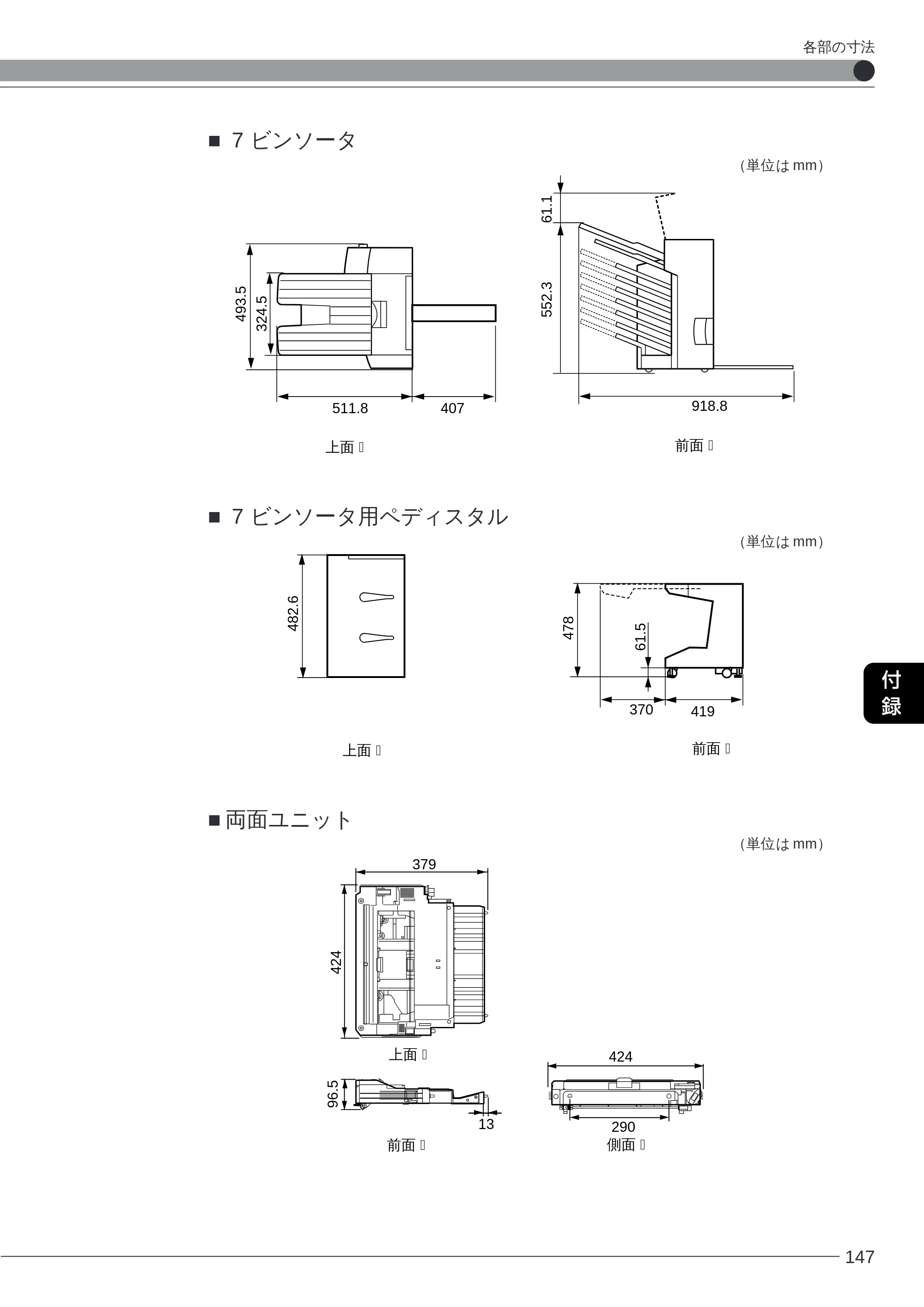 キヤノン LBP-2260PSII 本体／オプション品設置ガイド＆ネットワーク設定ガイド （PDF形式／6.11Mバイト） — ■7 ビンソータ — 原本ページ — 149ページ
