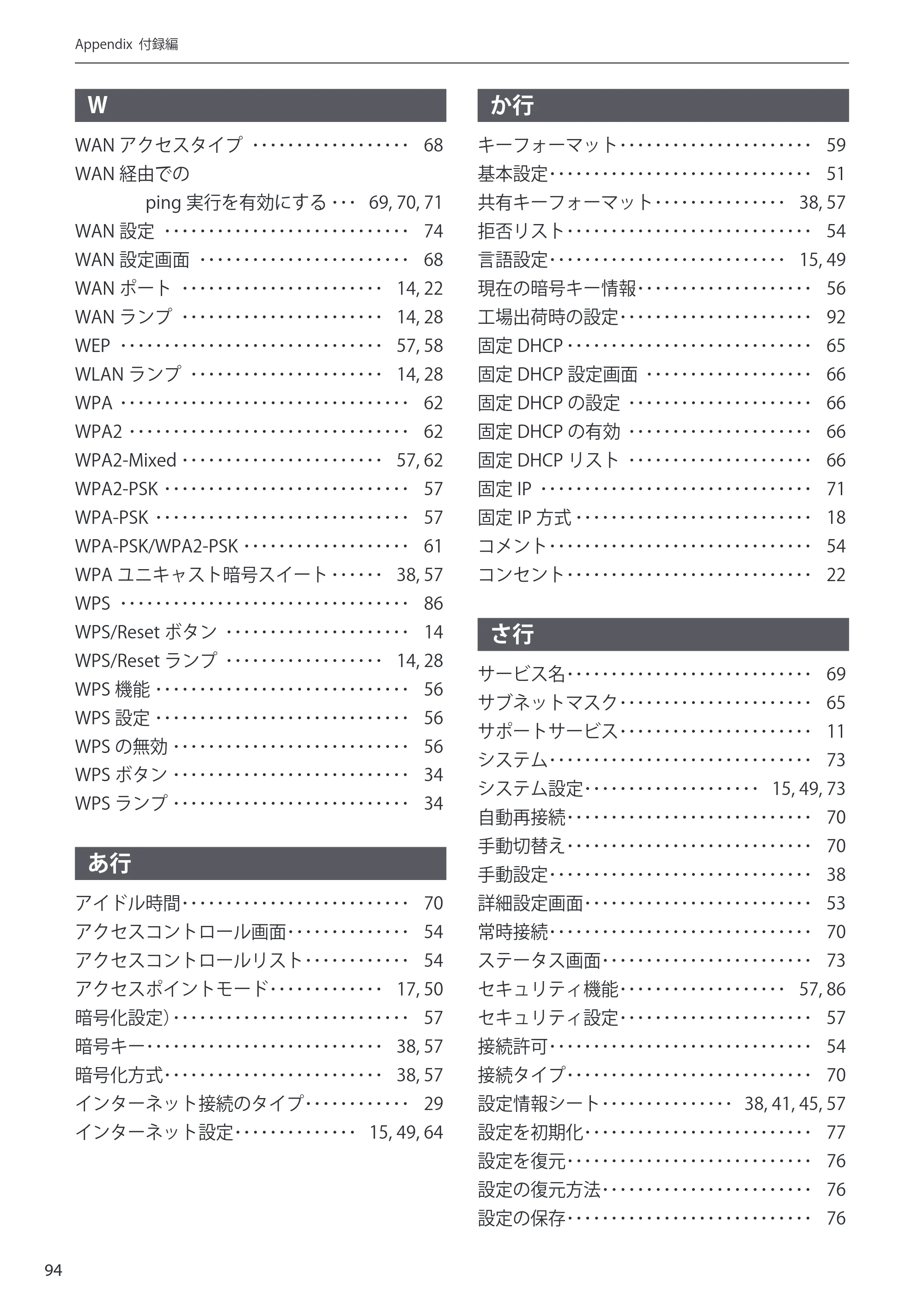 エレコム WRH-150BK 詳細説明書 — 原本ページ — 94ページ