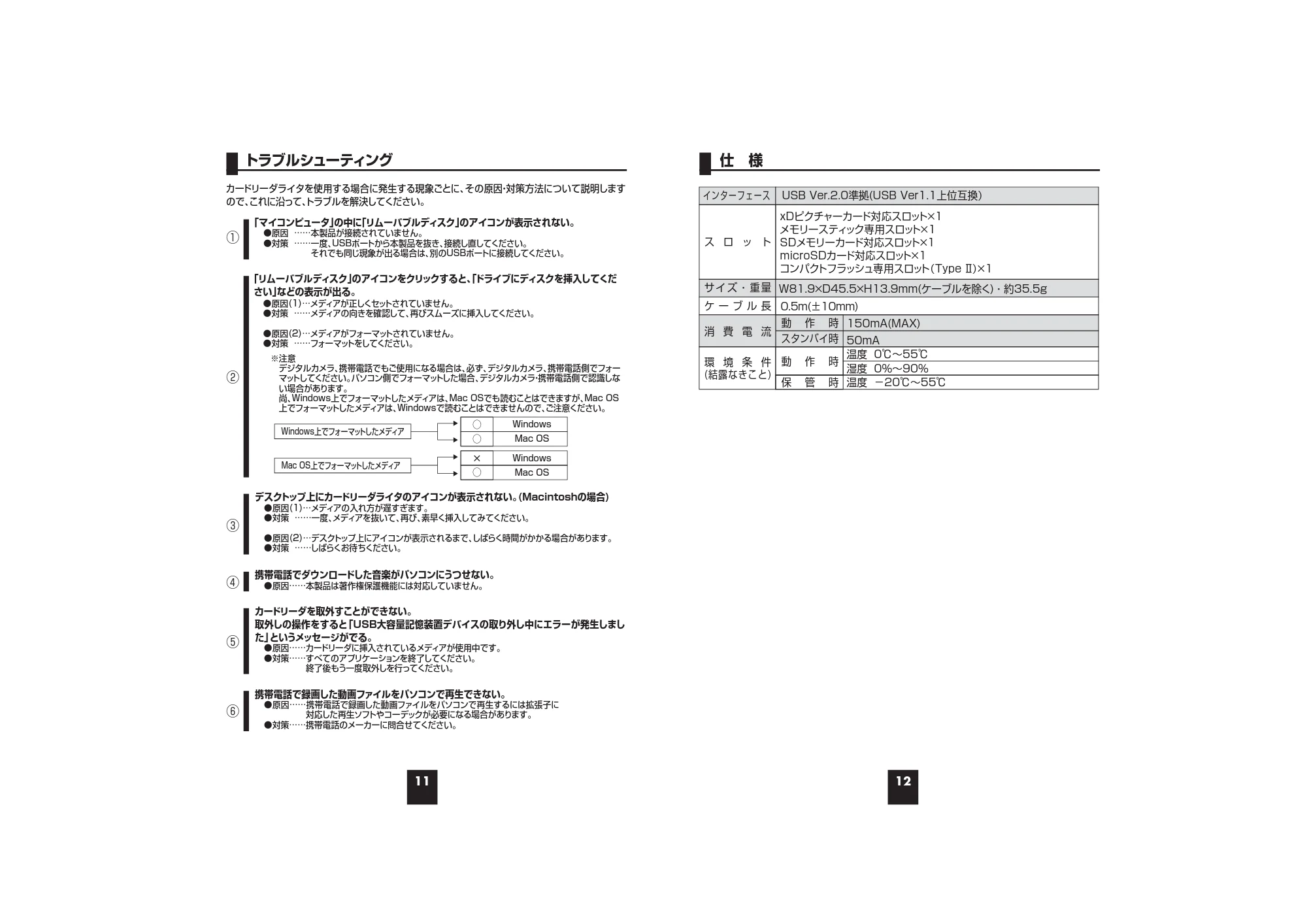 サンワサプライ 900-ADR101 取扱説明書 — 原本ページ — 7ページ