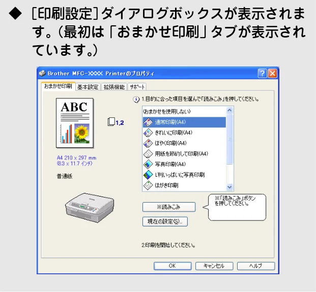 ブラザー DCP-315CN ユーザーズガイド ~パソコン活用編~ — 印刷する — 図版 11-2 — 11ページ