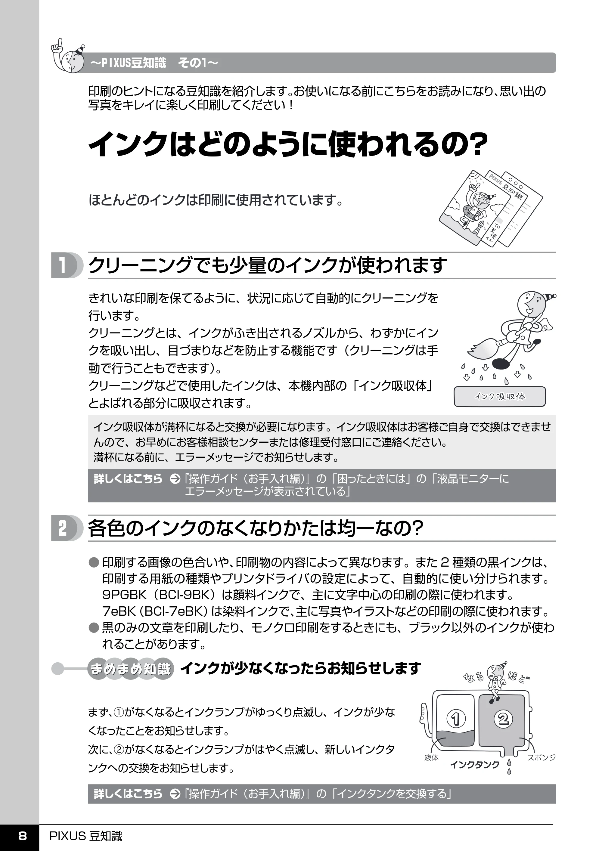 キヤノン PIXUS MX850 操作ガイド （本体操作編） （PDF形式／10.68Mバイト） — PIXUS豆知識 — 原本ページ — 10ページ