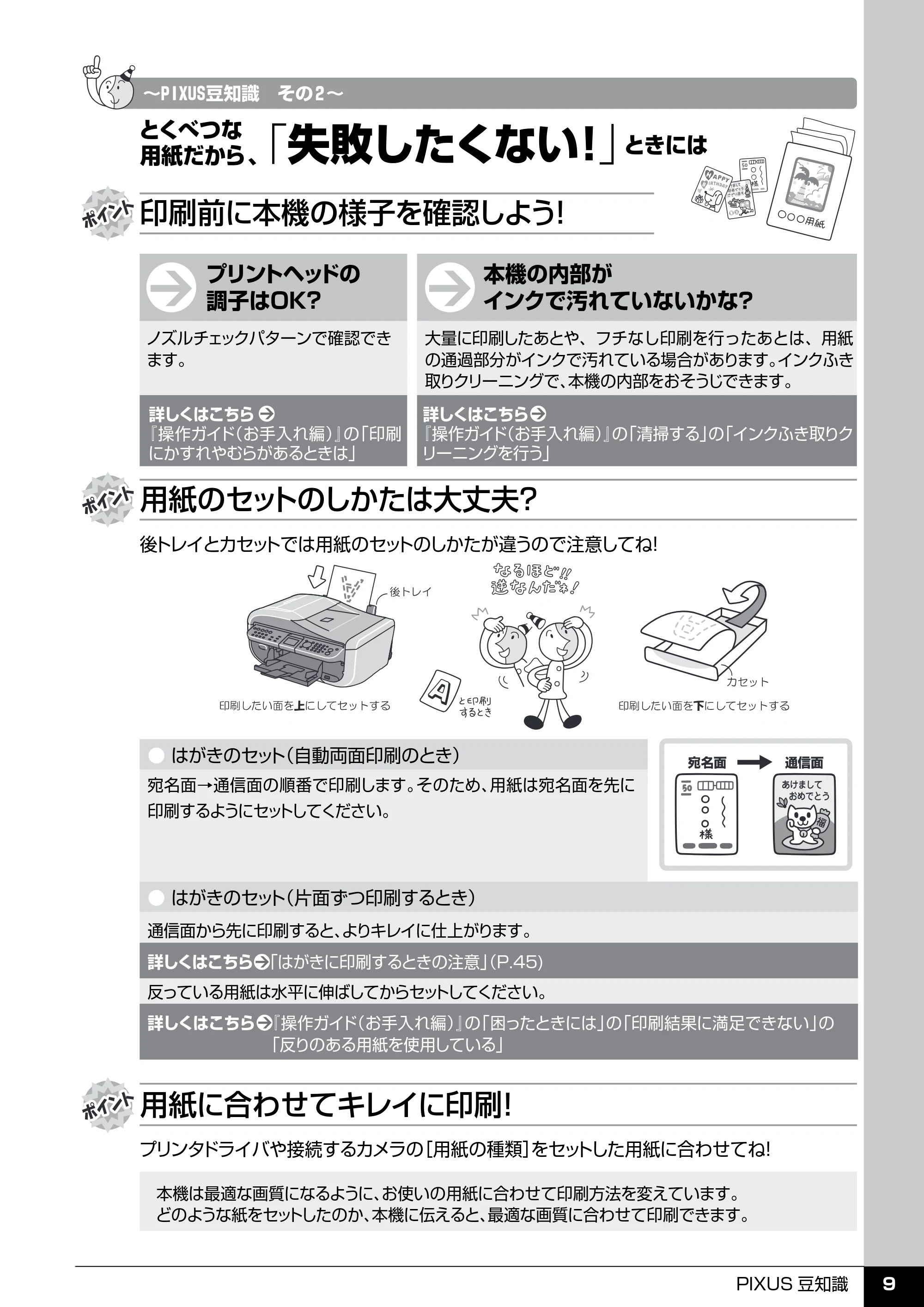 キヤノン PIXUS MX850 操作ガイド （本体操作編） （PDF形式／10.68Mバイト） — 原本ページ — 11ページ