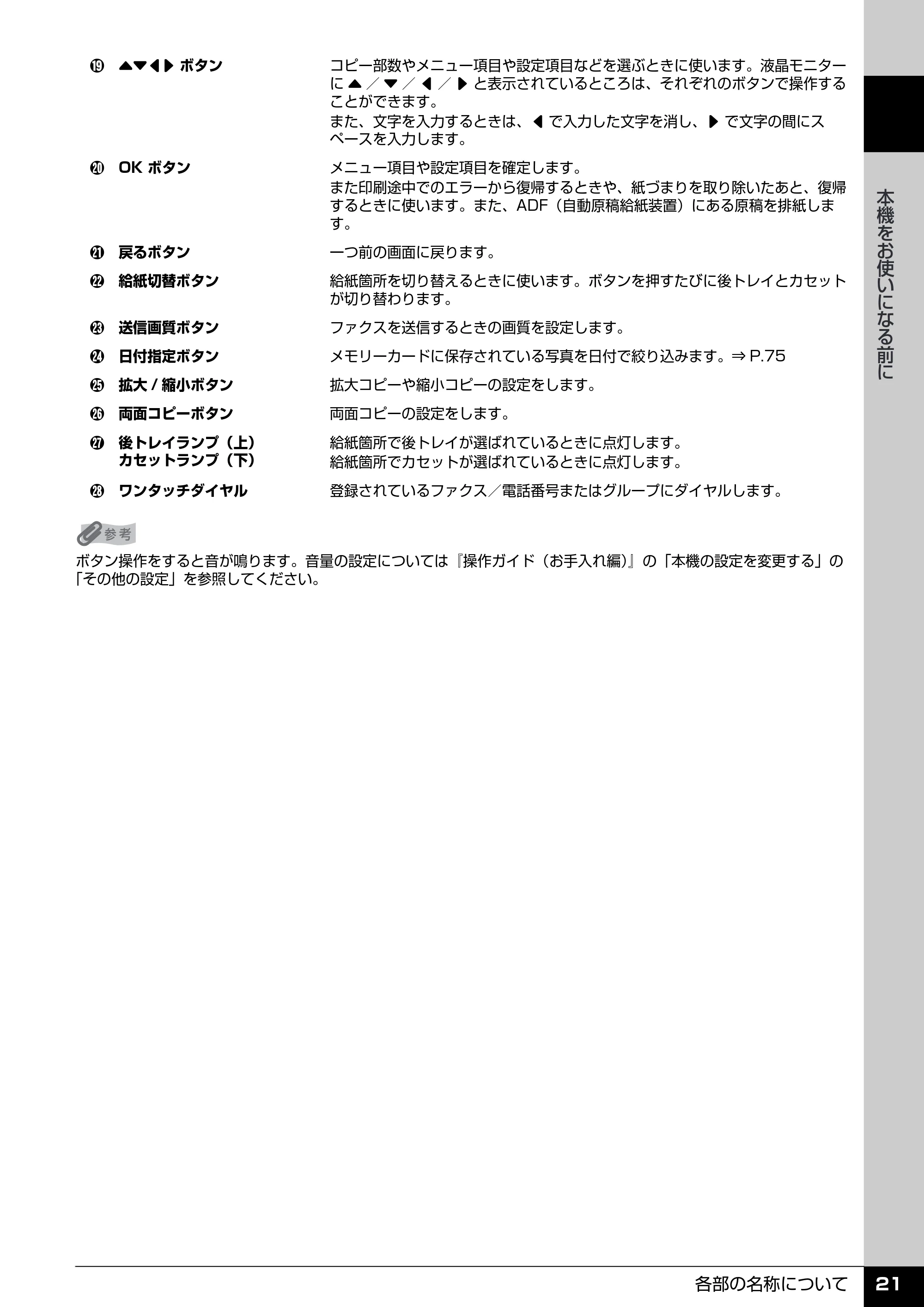 キヤノン PIXUS MX850 操作ガイド （本体操作編） （PDF形式／10.68Mバイト） — 原本ページ — 23ページ
