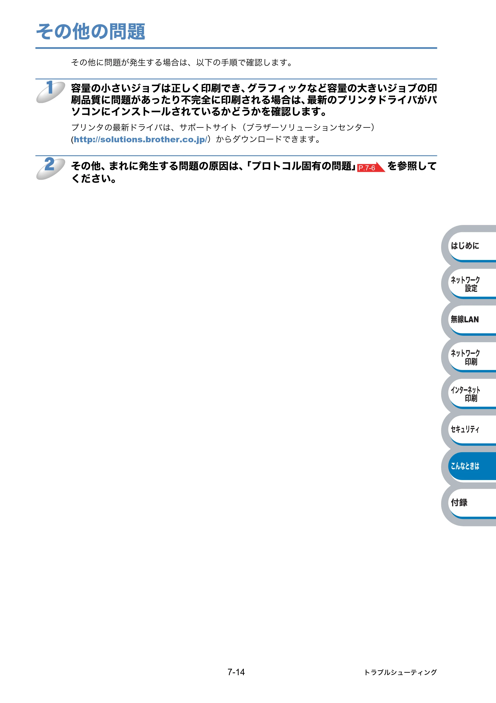 ブラザー HL-2170W ネットワーク取扱説明書 — その他の問題 — 原本ページ — 144ページ
