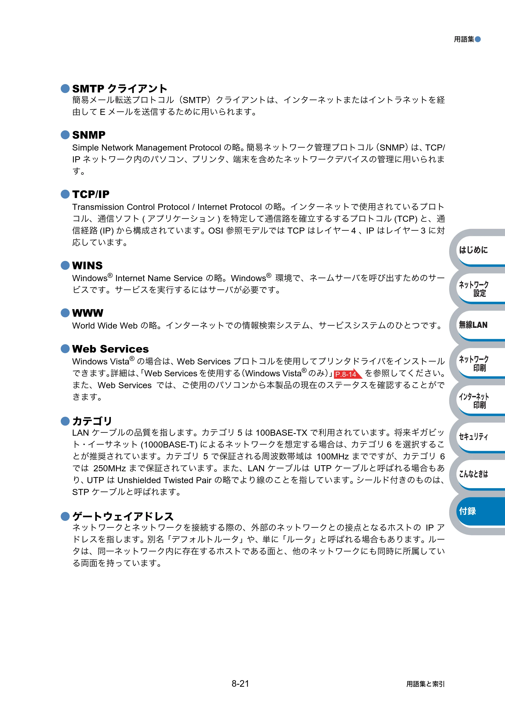 ブラザー HL-2170W ネットワーク取扱説明書 — 原本ページ — 165ページ