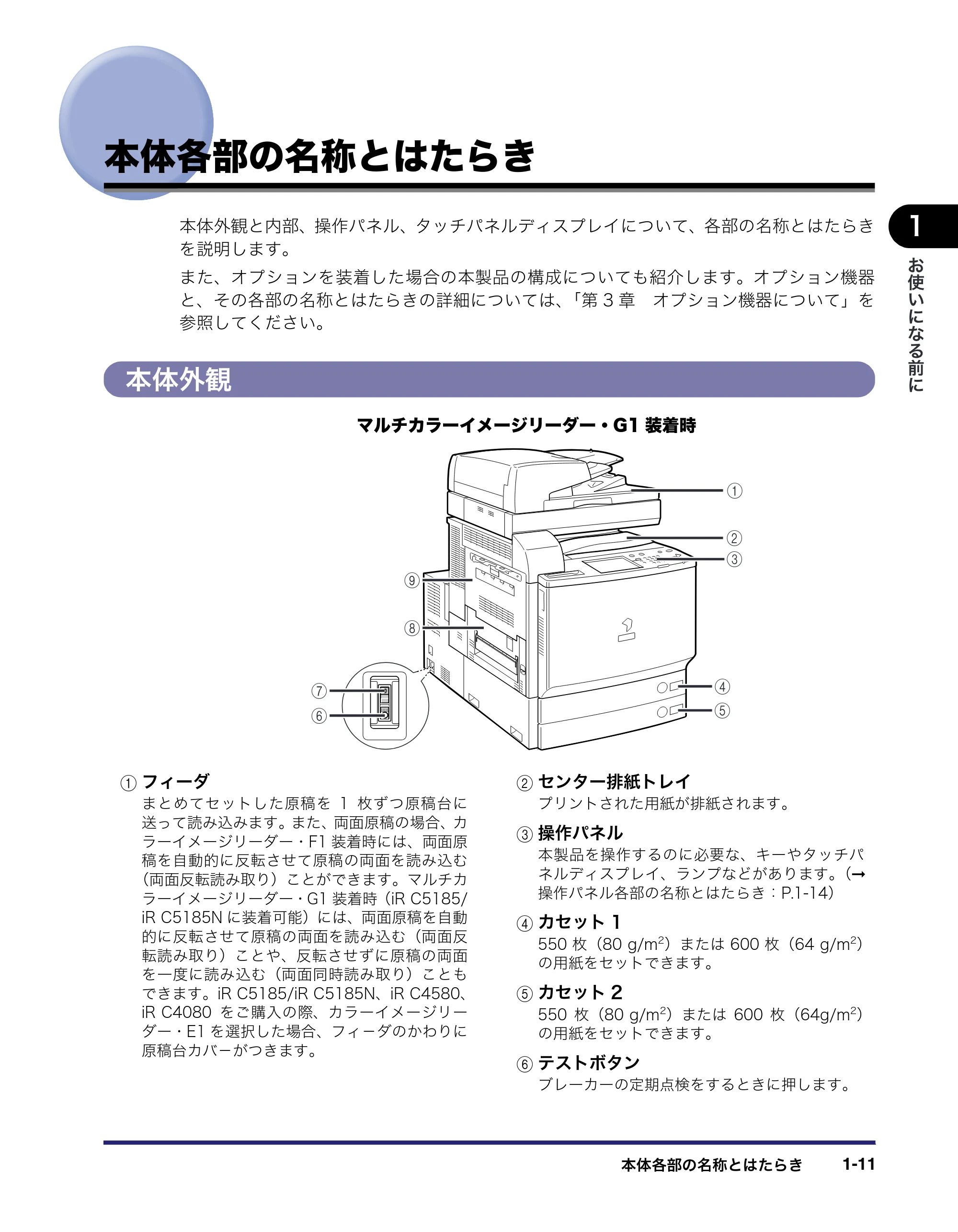 キヤノン iR C5185/C5185N/C4580/C4580F/C4080/C4080F ユーザーズガイド （PDF形式／30.55Mバイト） — 原本ページ — 51ページ