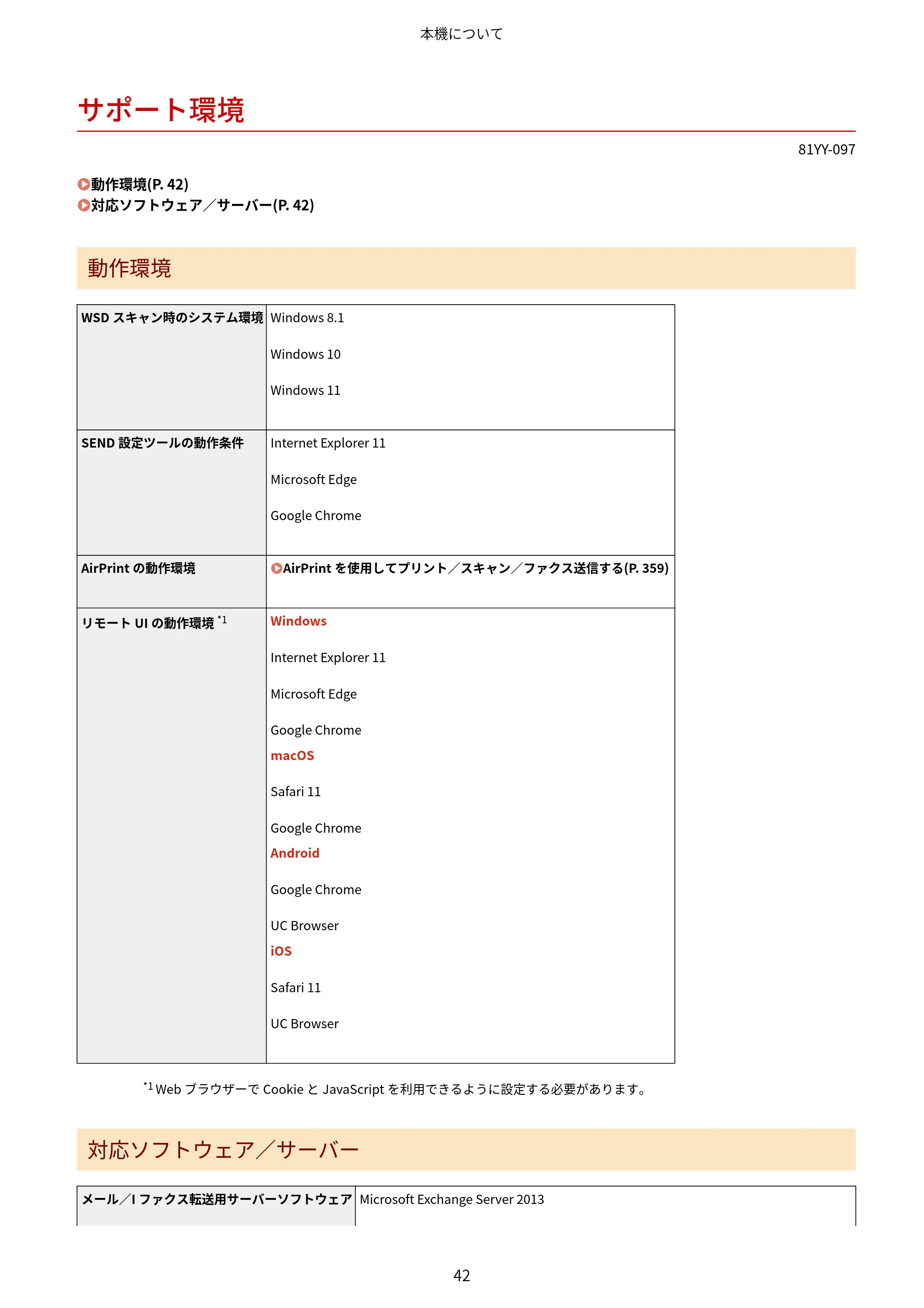 キヤノン MF755Cdw・MF753Cdw・MF751Cdw ユーザーズガイド 2023年7月27日更新（PDF：5.25MB） — サポート環境 — 原本ページ — 52ページ