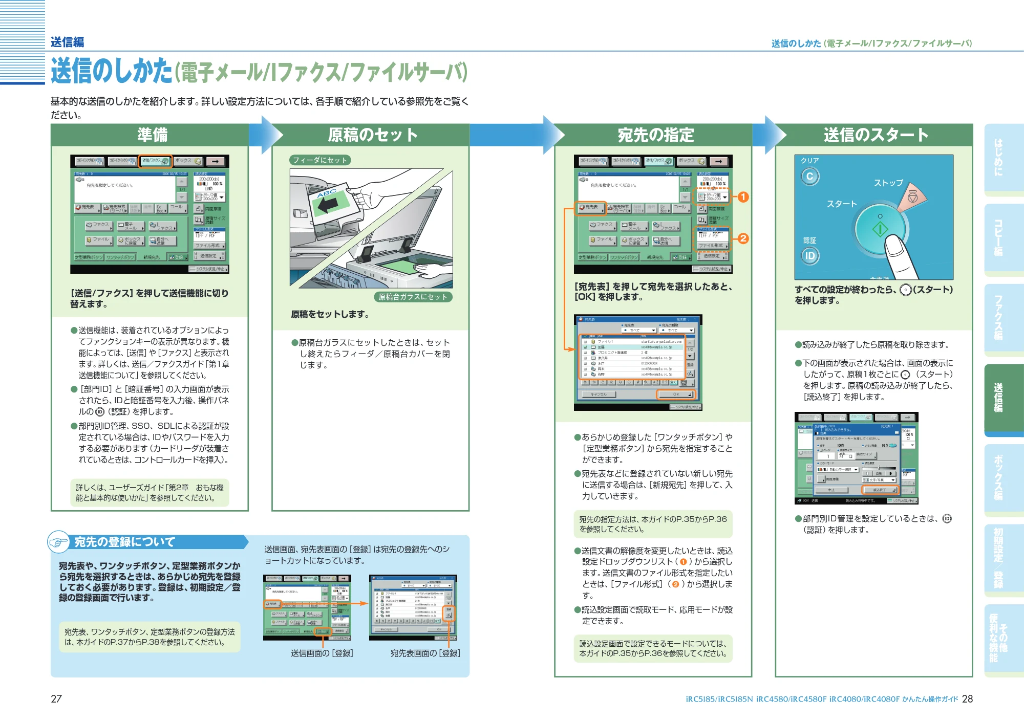 キヤノン iR C5185/C5185N/C4580/C4580F/C4080/C4080F かんたん操作ガイド （PDF形式／25.84Mバイト） — 原本ページ — 15ページ
