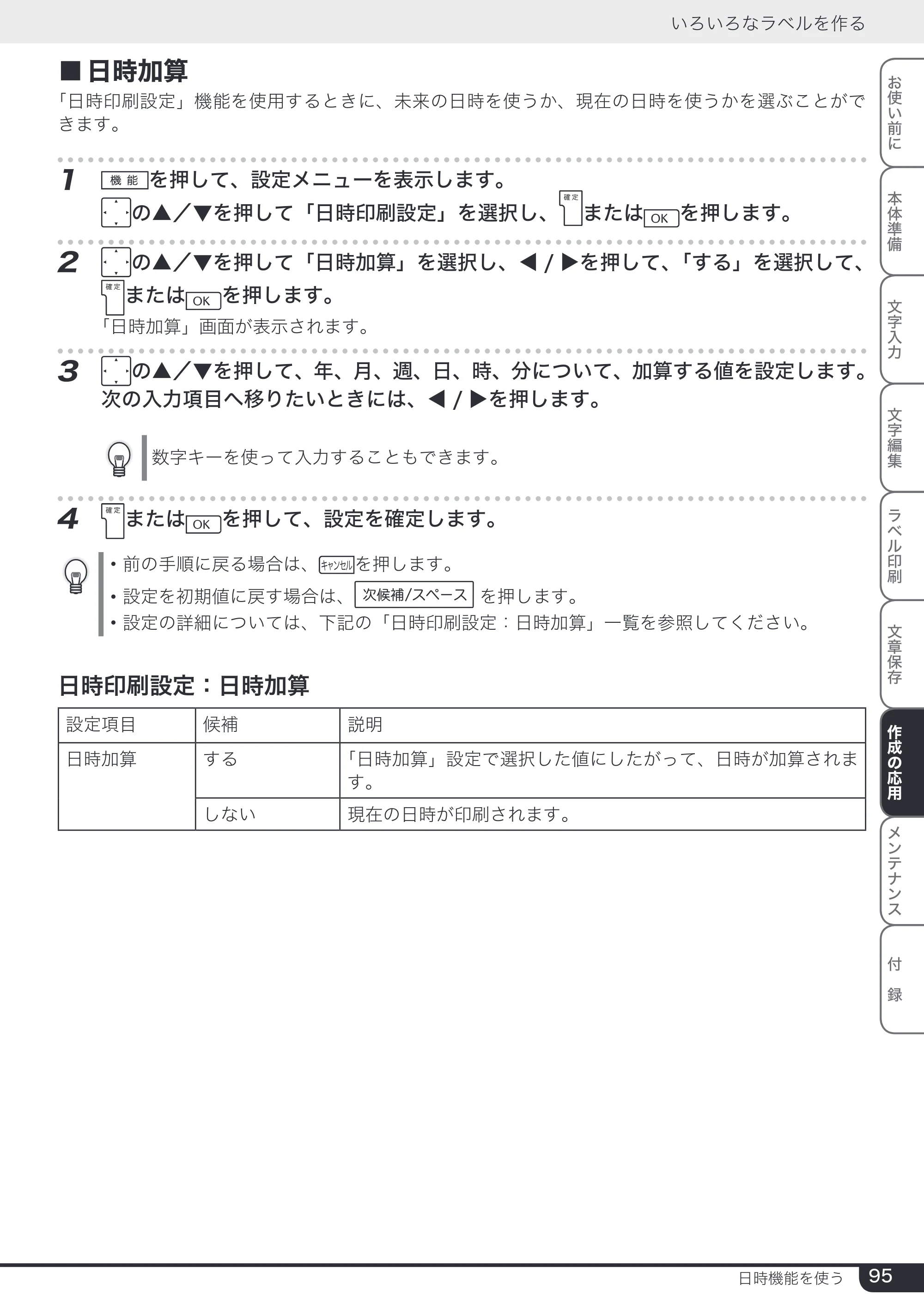ブラザー PT-2730 取扱説明書 — 原本ページ — 95ページ