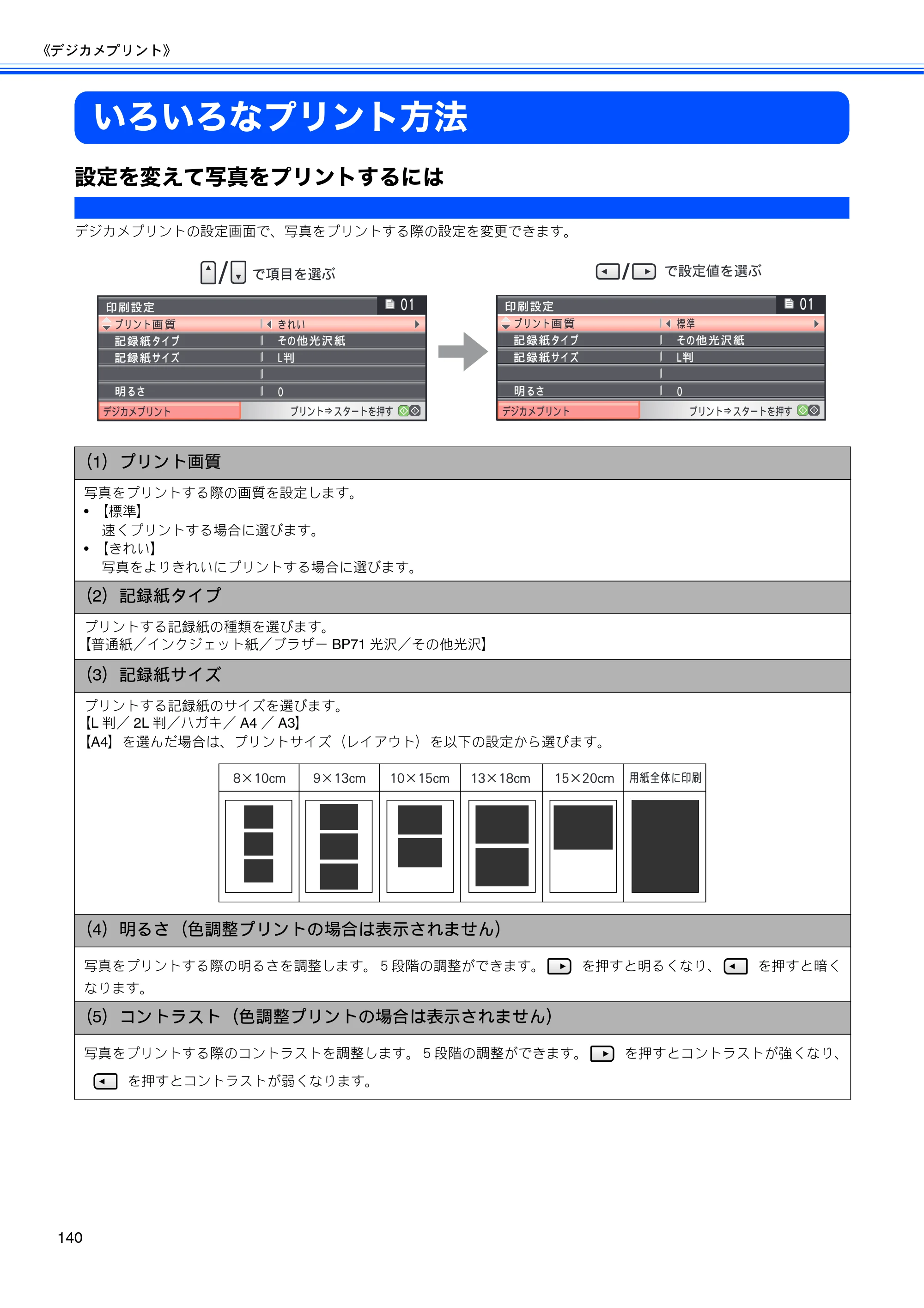 ブラザー MFC-5890CN / MFC-6490CN 取扱説明書（本体） — いろいろなプリント方法 — 原本ページ — 142ページ