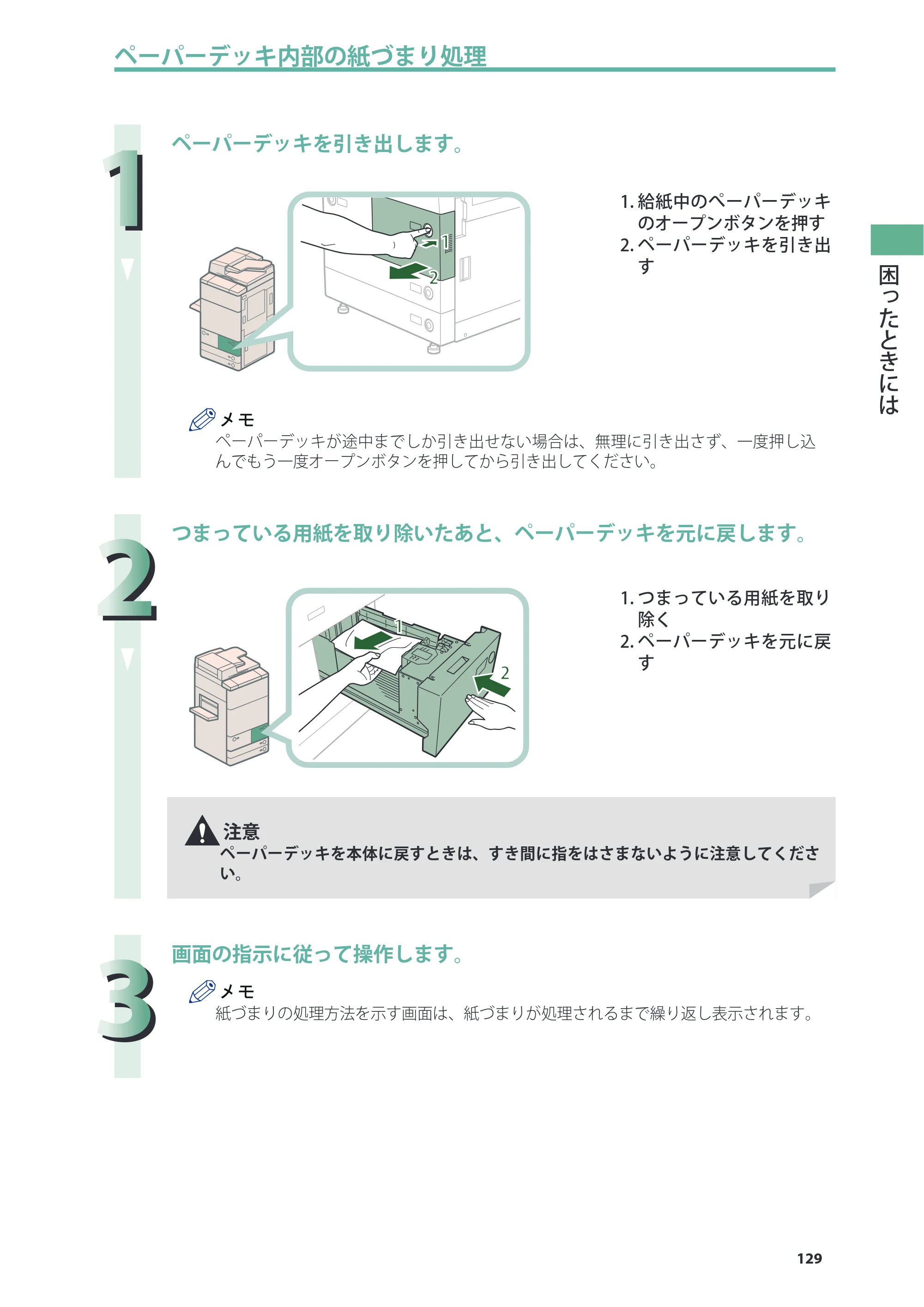 キヤノン imageRUNNER ADVANCE 6275/6265/6265-R/6255 基本操作ガイド 2017年7月12日更新（PDF：42.8MB） — 原本ページ — 129ページ