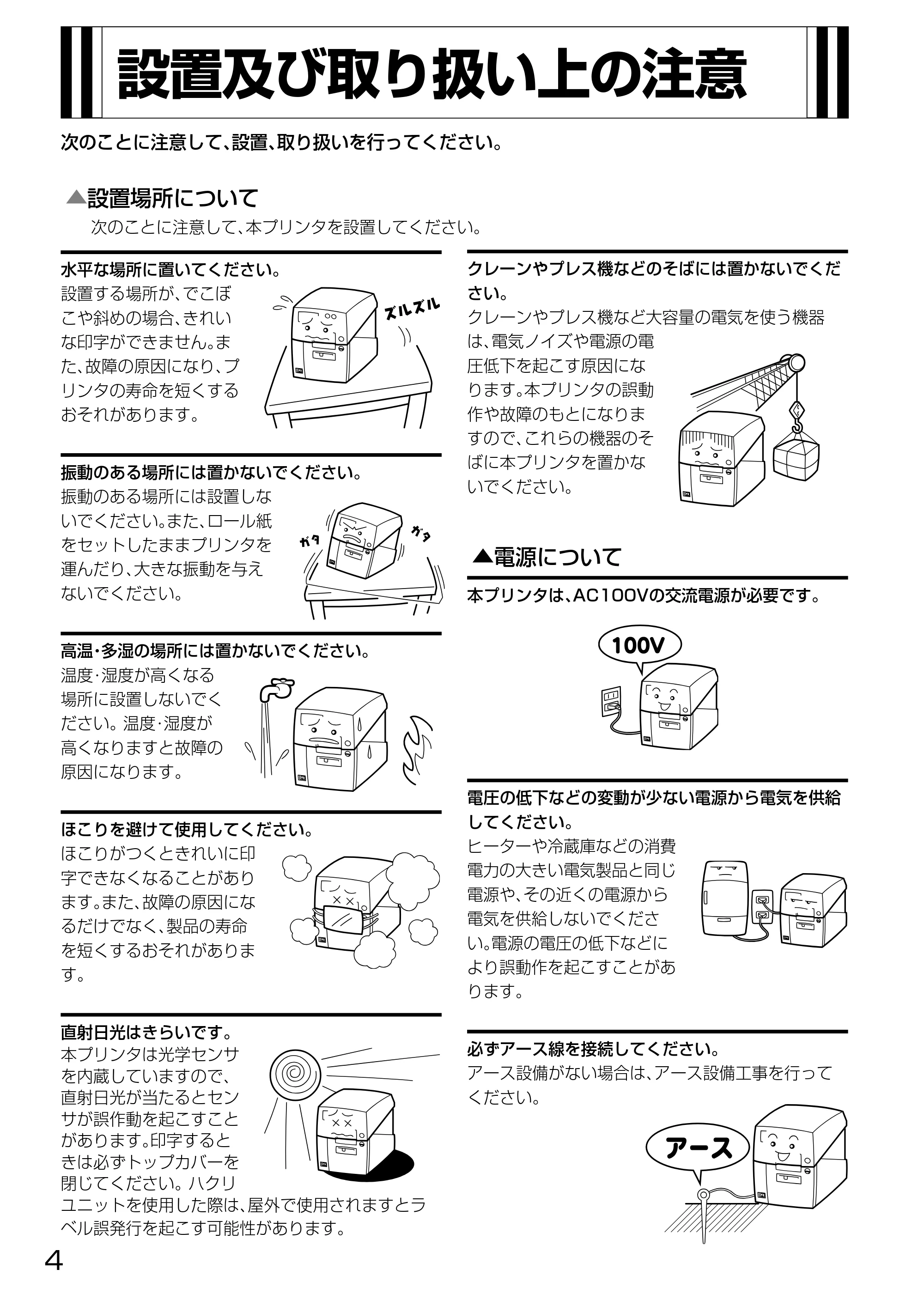サトー HA212R / 224R 取扱説明書（第3版） — 原本ページ — 6ページ