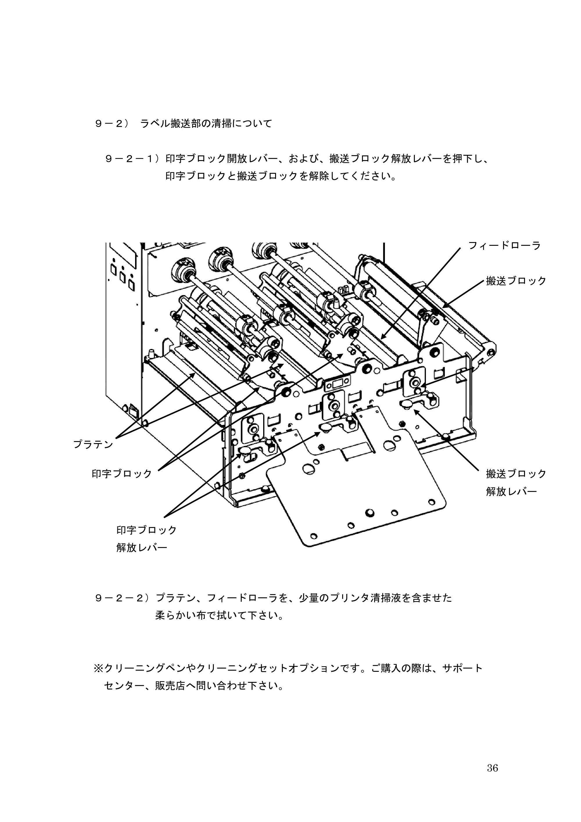 サトー GHS612R / HS612R GHS612R 取扱説明書（第3版） — 原本ページ — 36ページ