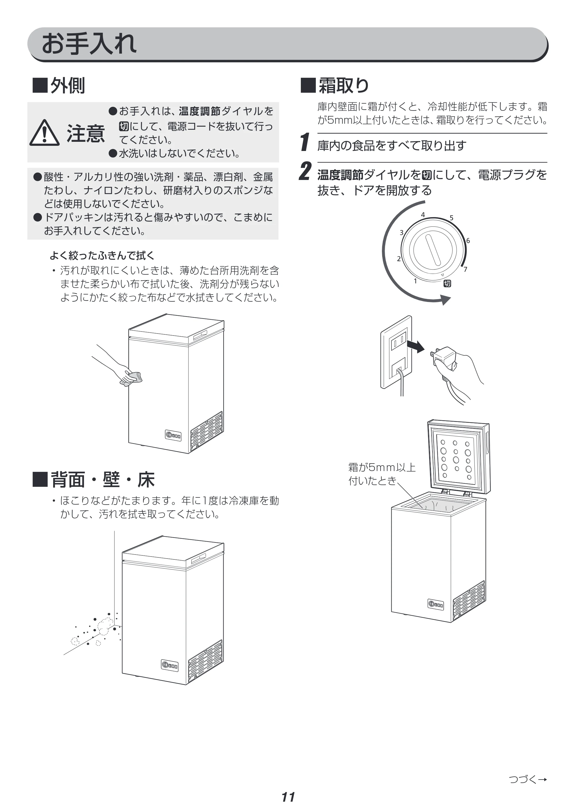 アイリスオーヤマ ICSD-6A 取扱説明書 — 原本ページ — 11ページ