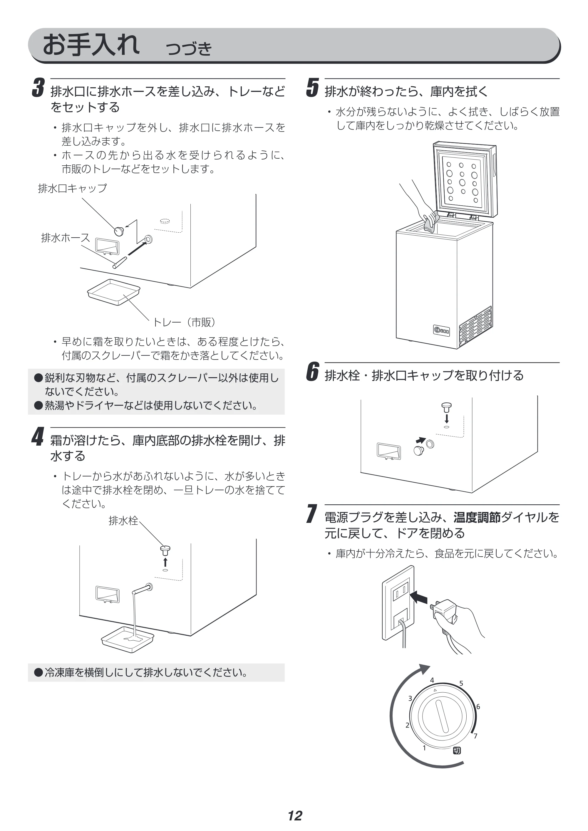 アイリスオーヤマ ICSD-6A 取扱説明書 — 原本ページ — 12ページ