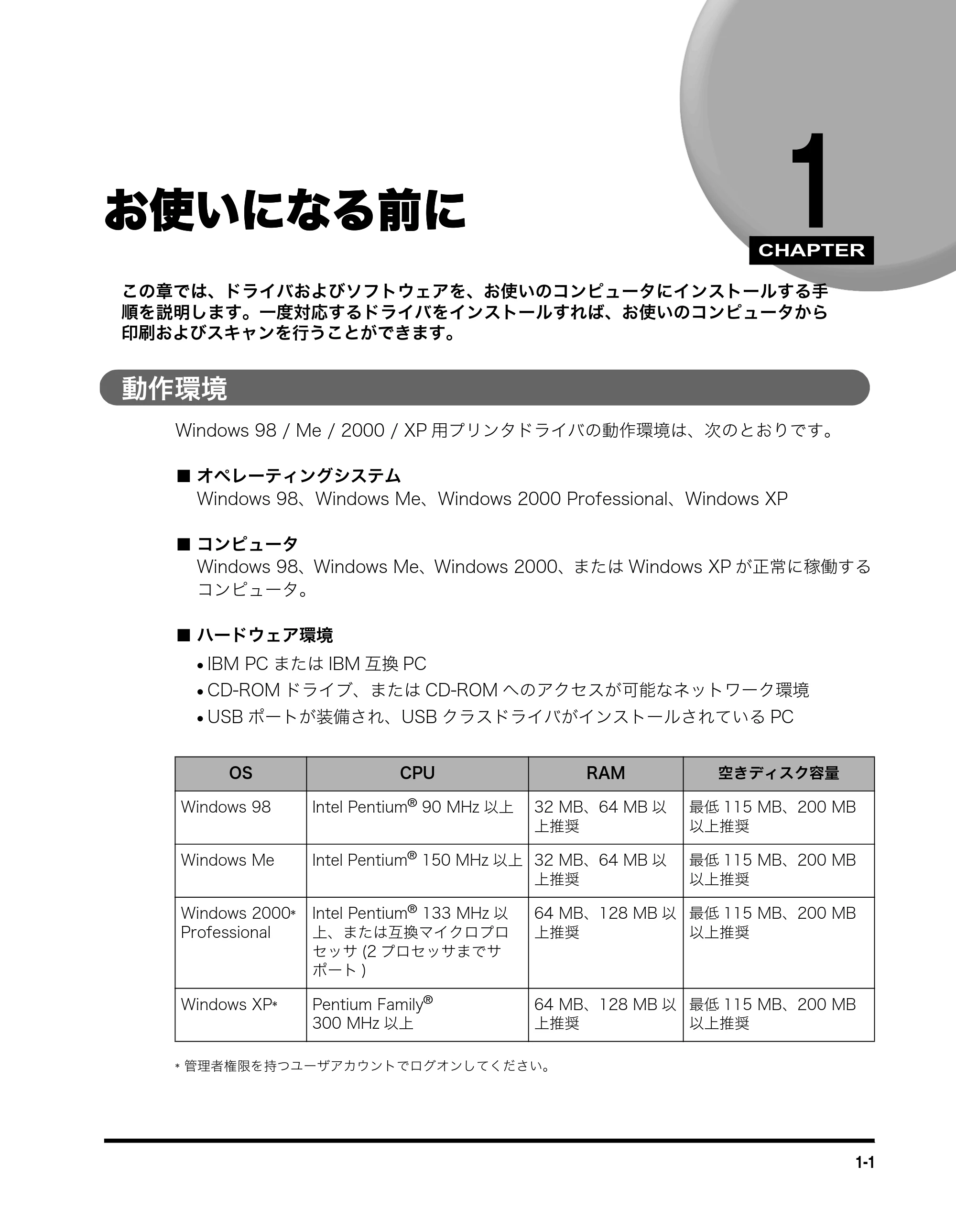 キヤノン MF3110 ソフトウエアガイド （PDF形式／8.29Mバイト） — お使いになる前に — 原本ページ — 8ページ