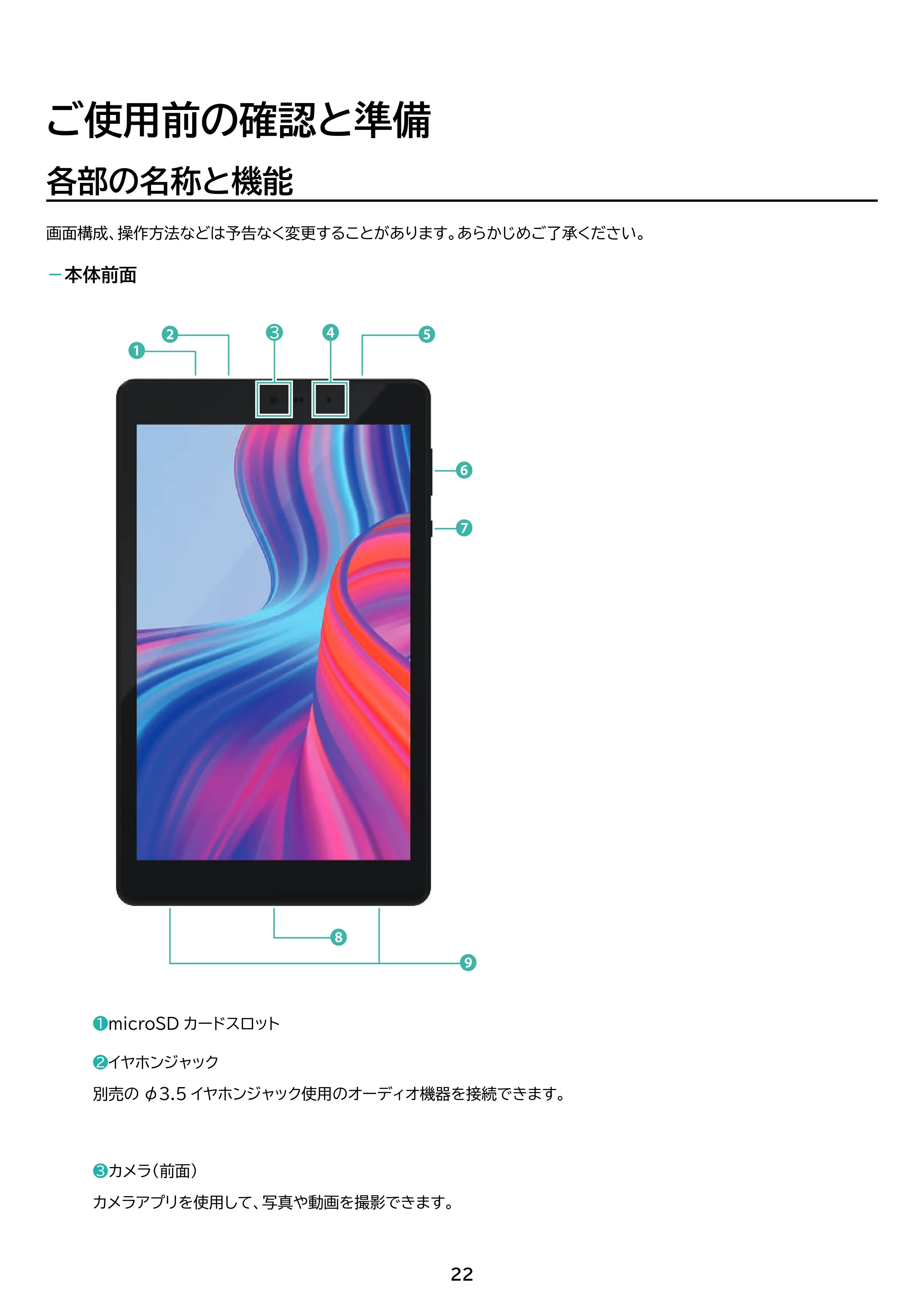 アイリスオーヤマ TM082M4N1-B 取扱説明書 — 原本ページ — 22ページ