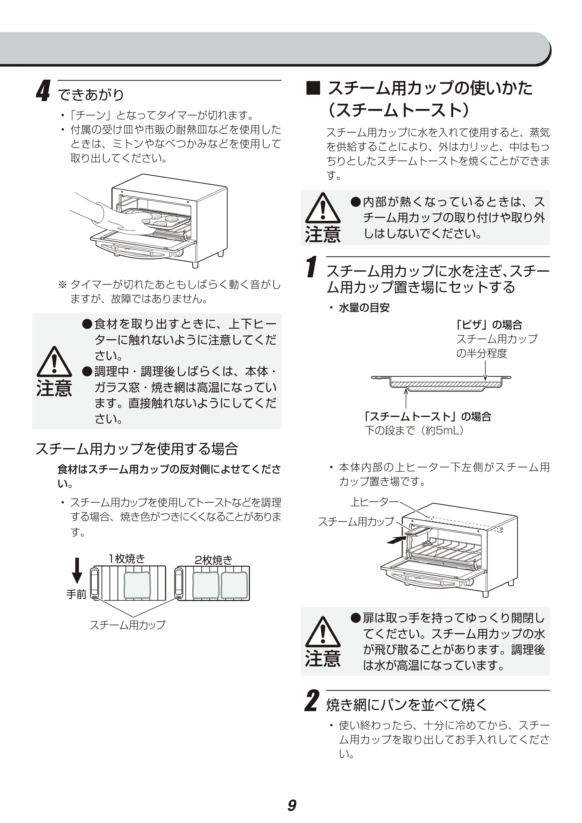 アイリスオーヤマ SOT-011 取扱説明書 — 原本ページ — 9ページ