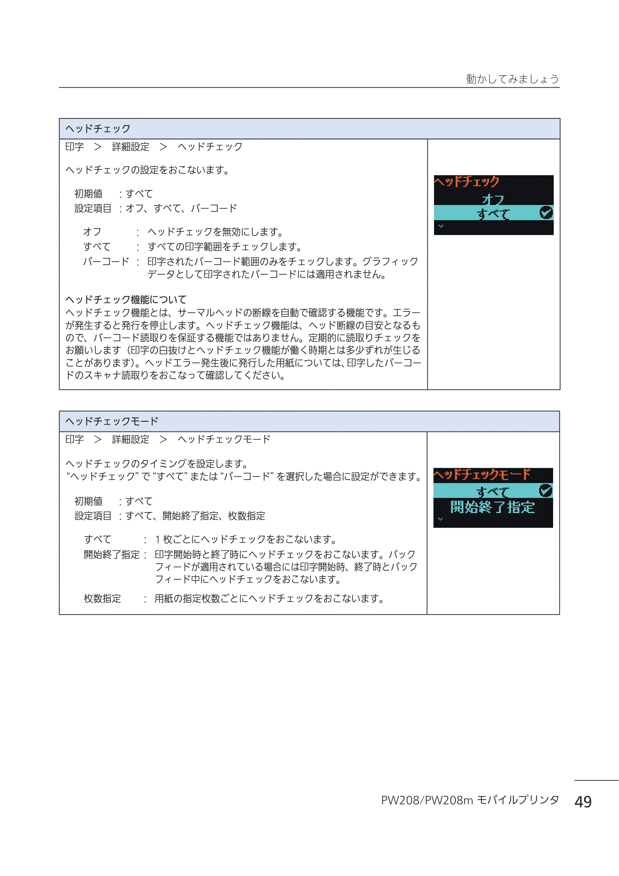 サトー Petit lapin(プチラパン)PW208 / PW208m / etit lapin(プチラパン)PW208 / PW208m PW208 / PW208m取扱説明書（第5版） — 原本ページ — 52ページ