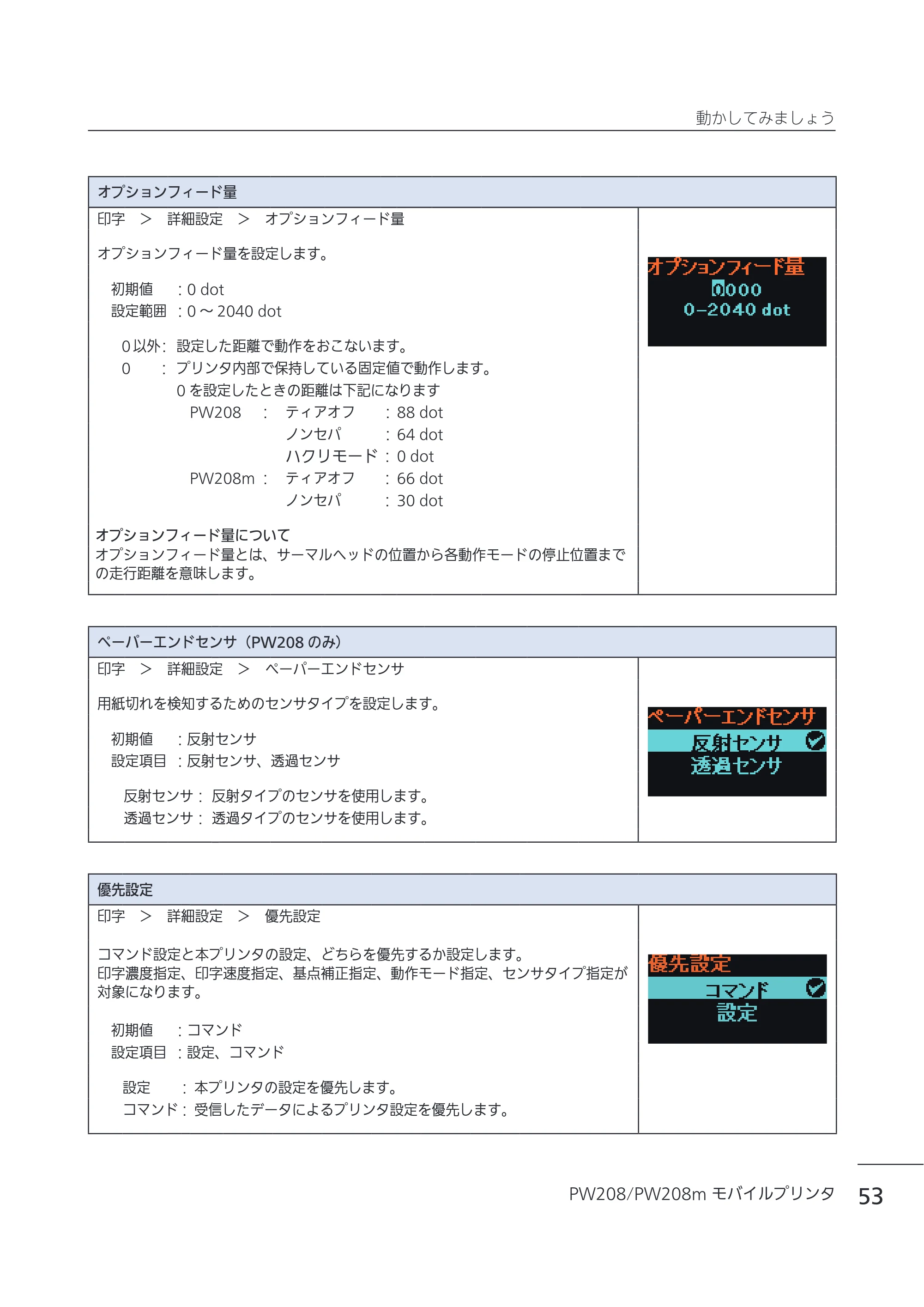 サトー Petit lapin(プチラパン)PW208 / PW208m / etit lapin(プチラパン)PW208 / PW208m PW208 / PW208m取扱説明書（第5版） — 原本ページ — 56ページ