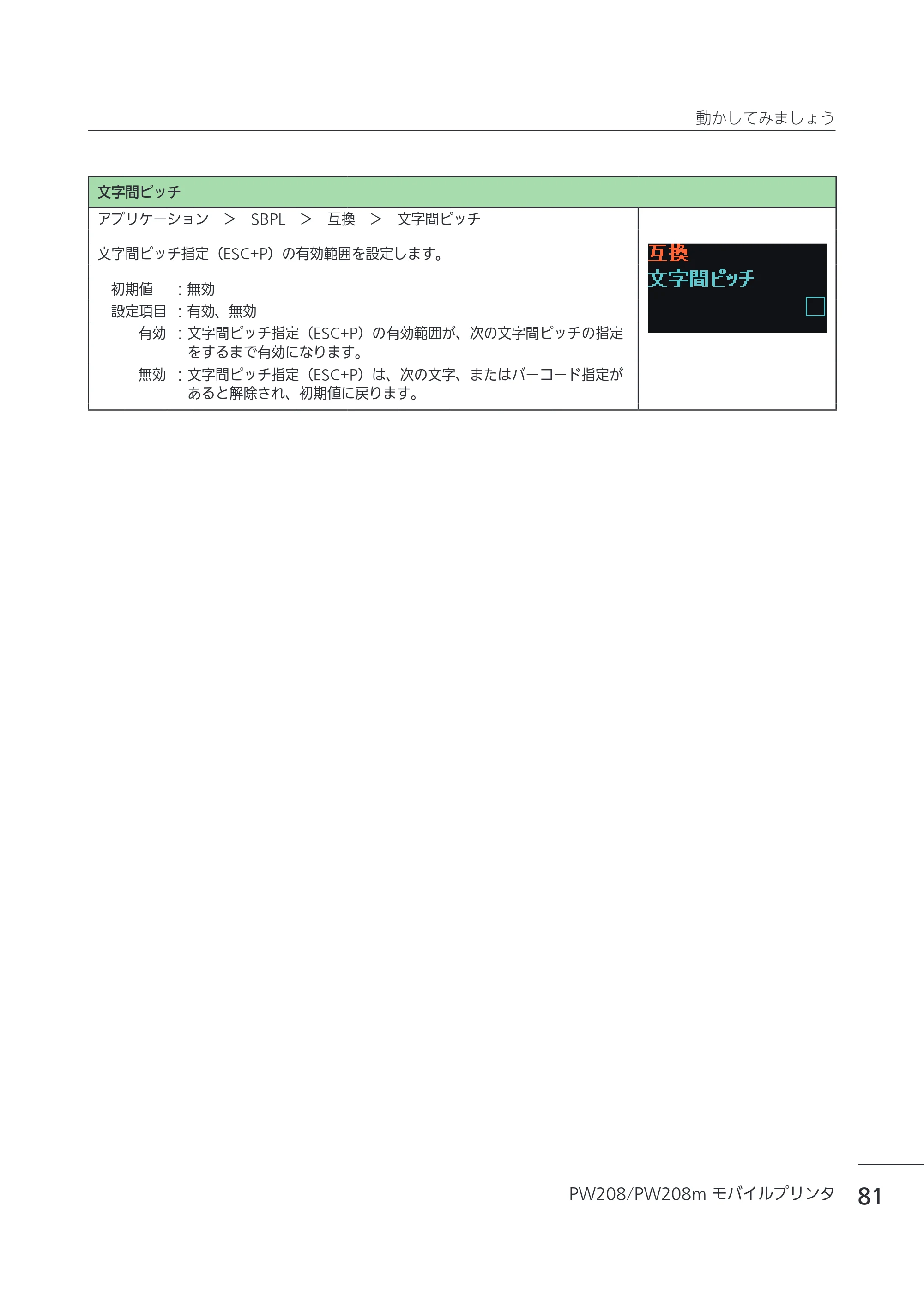 サトー Petit lapin(プチラパン)PW208 / PW208m / etit lapin(プチラパン)PW208 / PW208m PW208 / PW208m取扱説明書（第5版） — 原本ページ — 84ページ