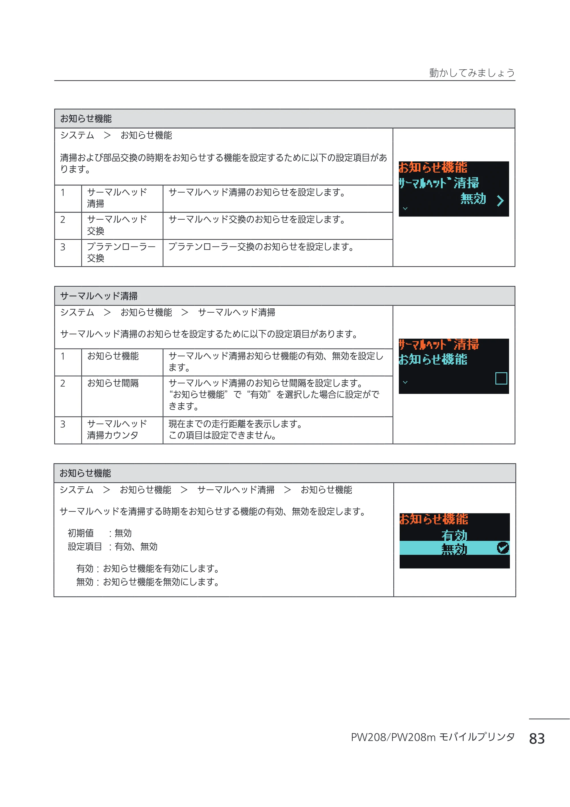 サトー Petit lapin(プチラパン)PW208 / PW208m / etit lapin(プチラパン)PW208 / PW208m PW208 / PW208m取扱説明書（第5版） — 原本ページ — 86ページ