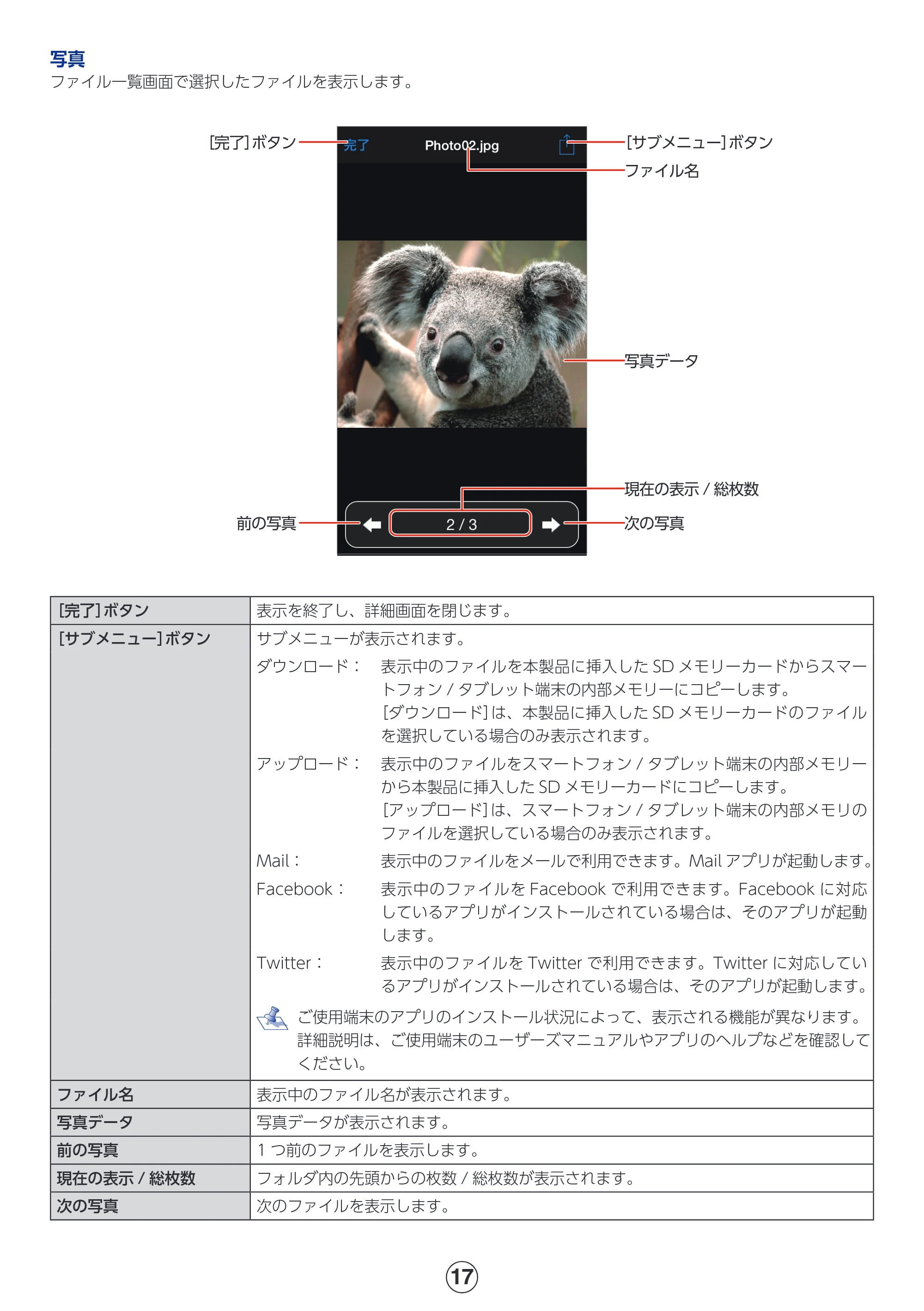 エレコム MR-WI02BK 詳細マニュアル — 原本ページ — 17ページ