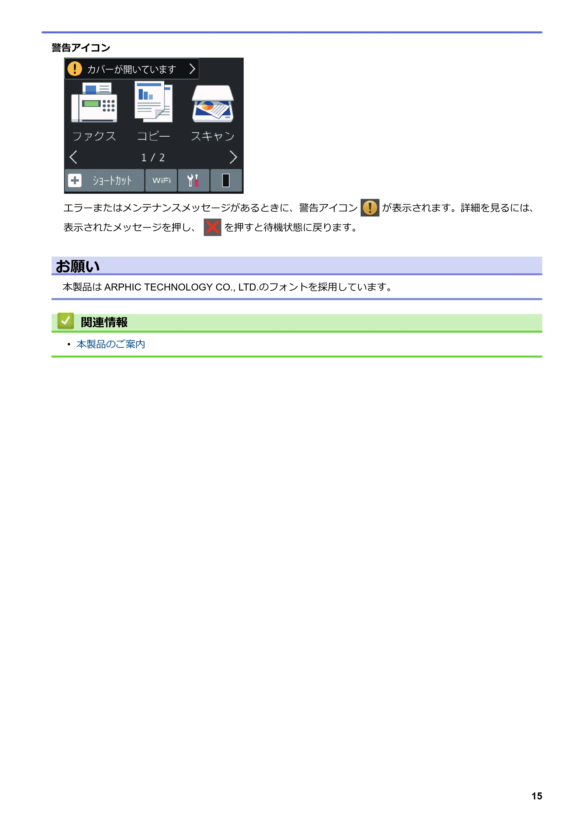 ブラザー DCP-L2535D / DCP-L2550DW / FAX-L2710DN オンラインユーザーズガイド — 原本ページ — 22ページ