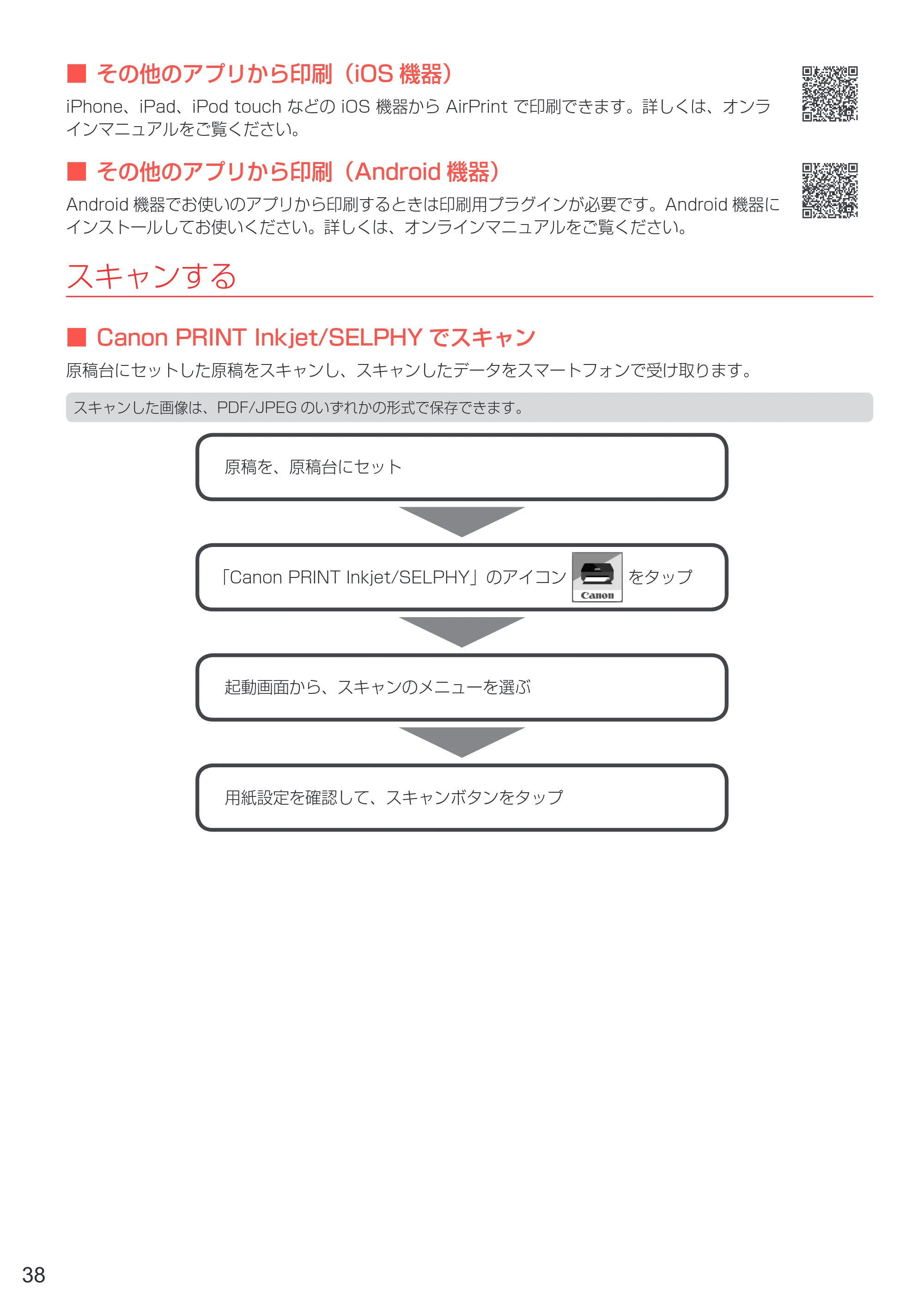 キヤノン PIXUS XK50 設置・基本操作マニュアル（PDF：7.33MB） — 原本ページ — 40ページ