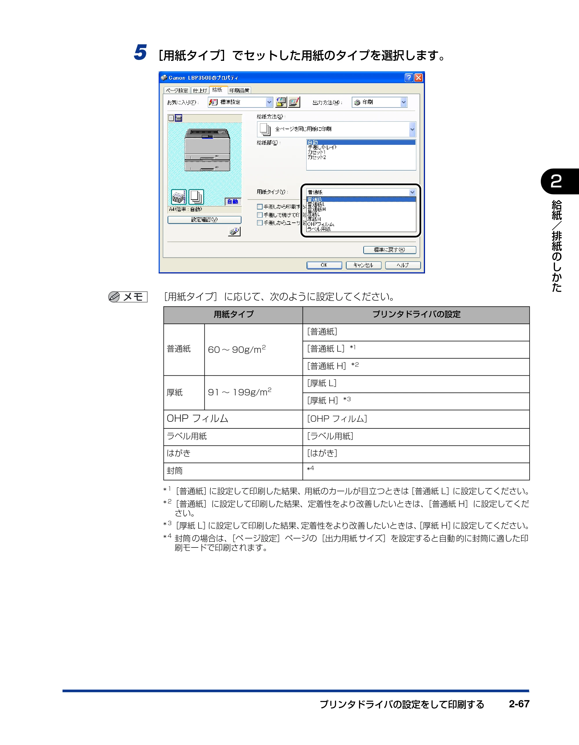 キヤノン LBP3500 ユーザーズガイド 2012年12月6日更新（PDF：14.9MB） — 原本ページ — 105ページ