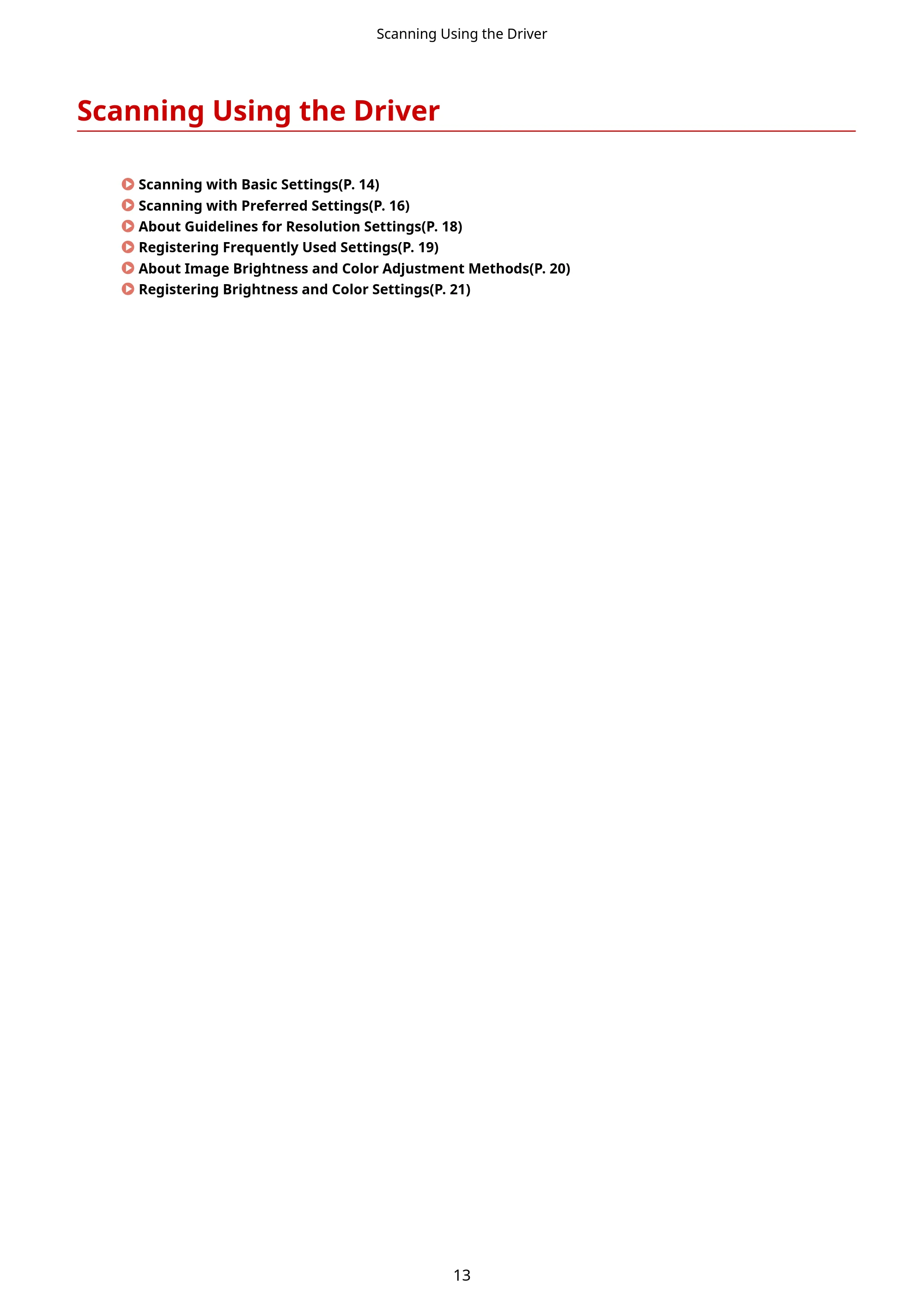 キヤノン MF289dw・MF288dw・MF286dn Scan Gear MF V11.3.0.0 User's Guide（English） 2024年10月24日掲載（PDF：158KB） — Scanning Using the Driver — 原本ページ — 15ページ