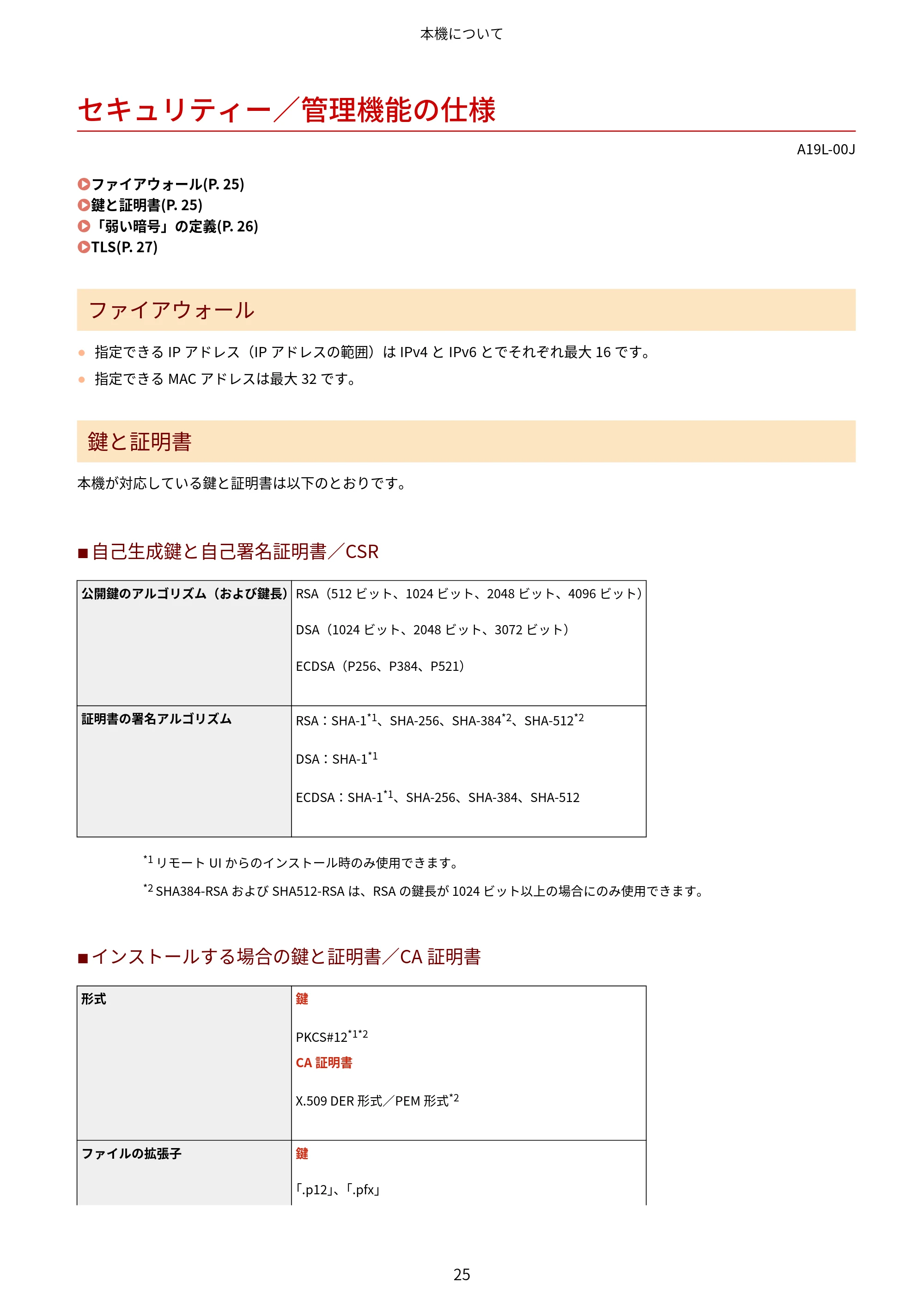キヤノン LBP172・LBP171 ユーザーズガイド 2024年10月24日掲載（PDF：2.54MB） — セキュリティー／管理機能の仕様 — 原本ページ — 32ページ