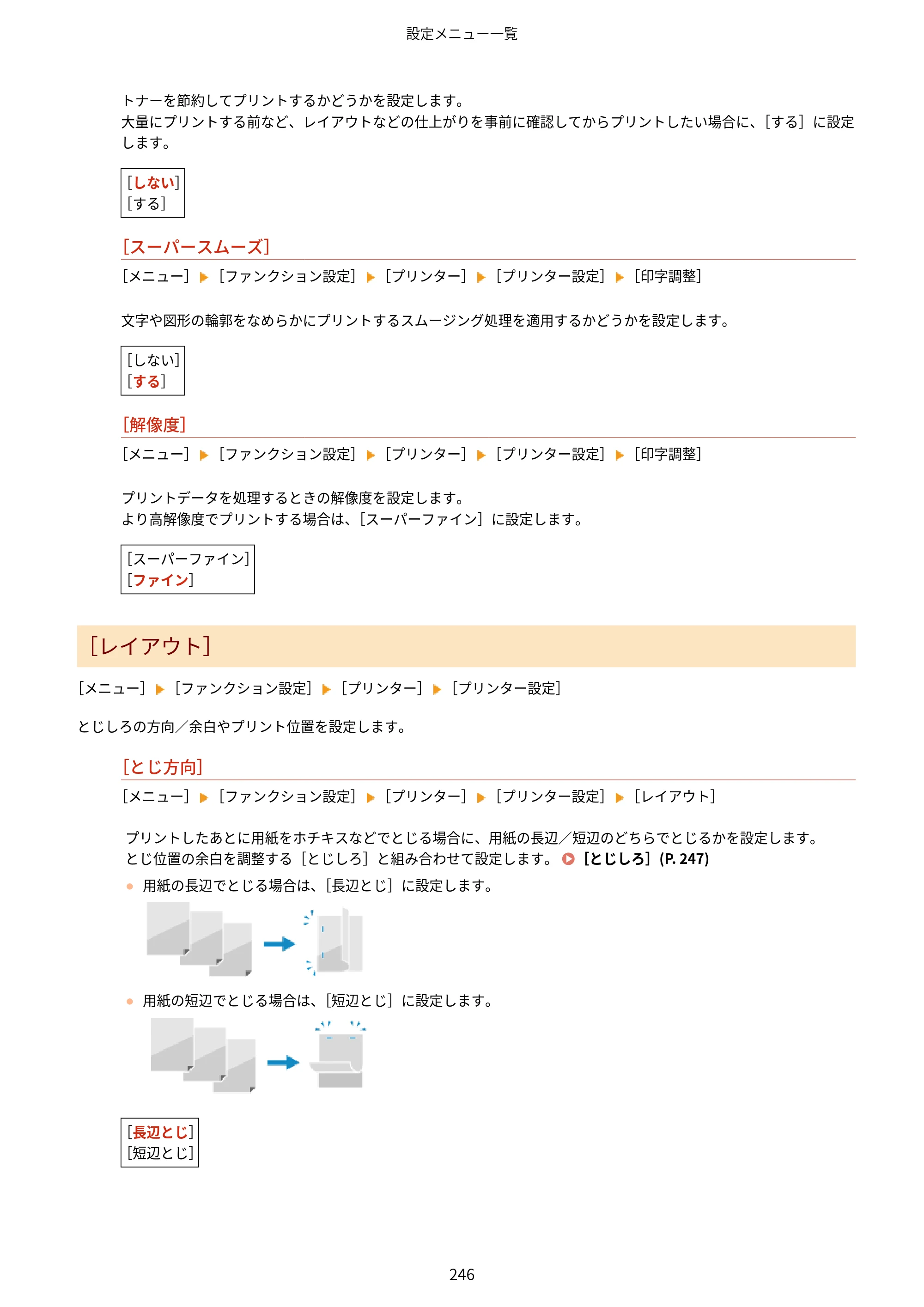 キヤノン LBP172・LBP171 ユーザーズガイド 2024年10月24日掲載（PDF：2.54MB） — 原本ページ — 253ページ