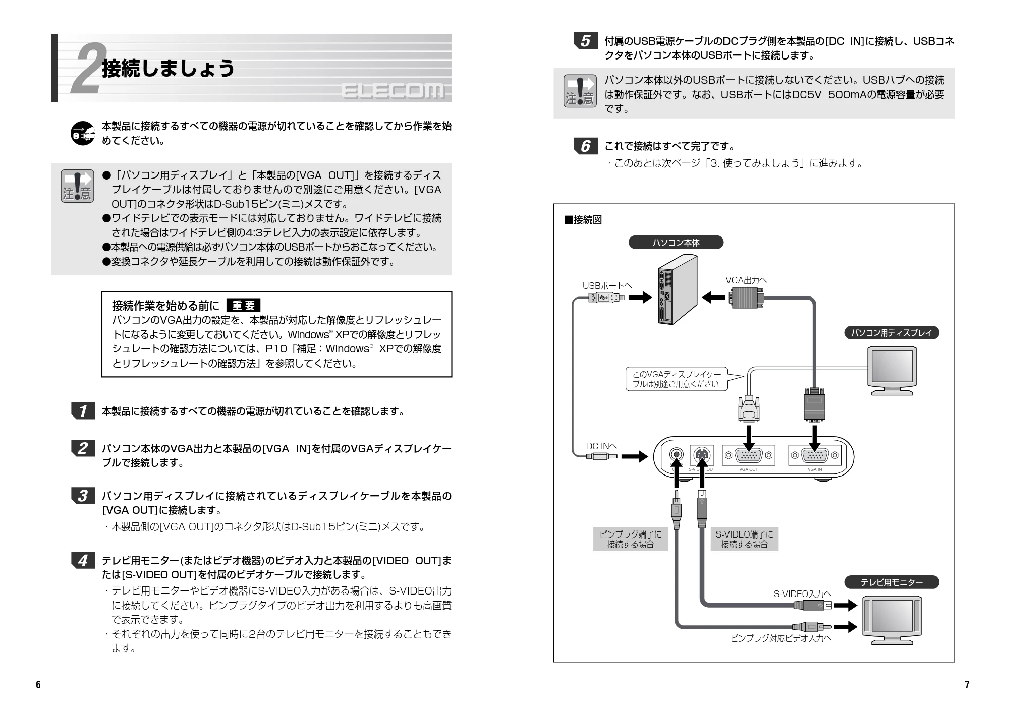 エレコム AV-DSC1 ユーザーズマニュアル — 原本ページ — 4ページ