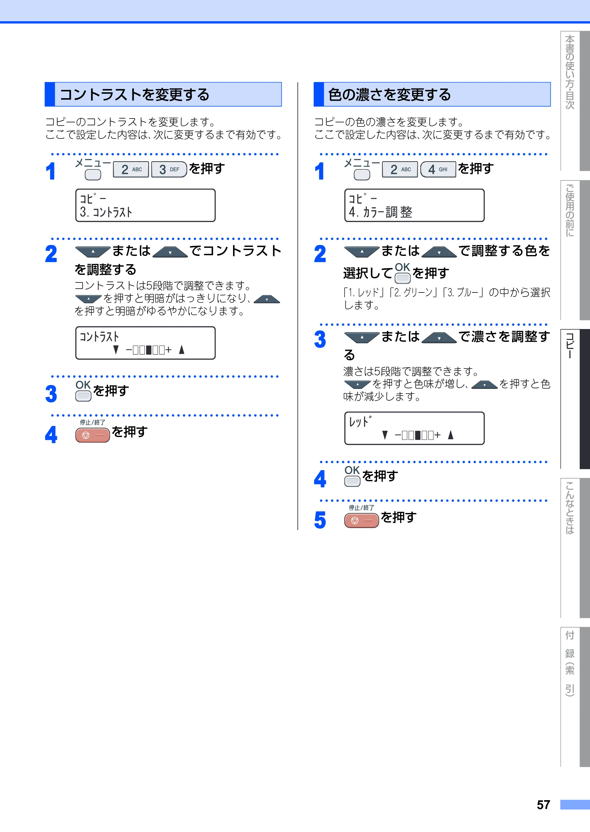 ブラザー DCP-9010CN ユーザーズガイド ～基本編～ — 原本ページ — 57ページ