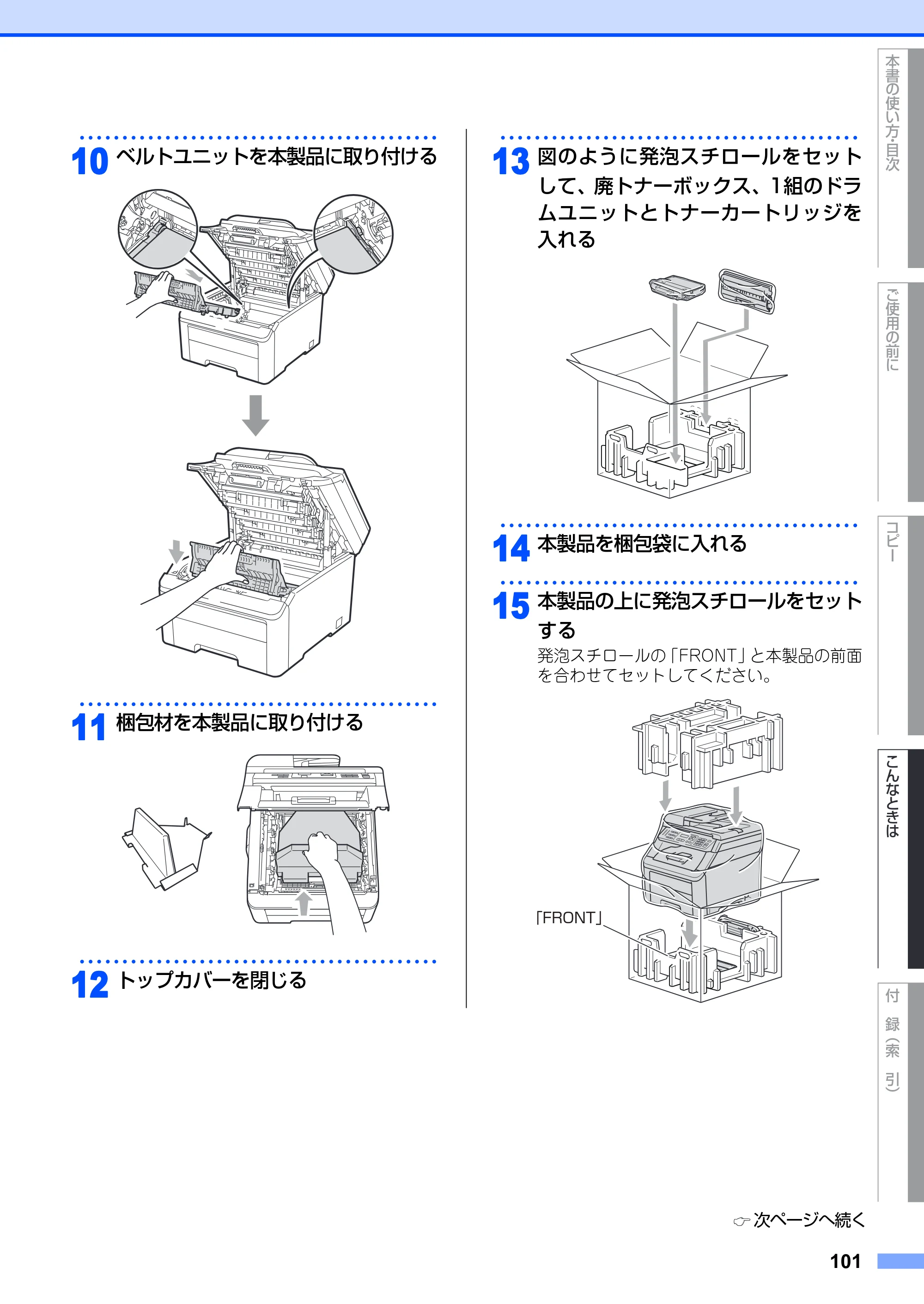 ブラザー DCP-9010CN ユーザーズガイド ～基本編～ — 原本ページ — 101ページ