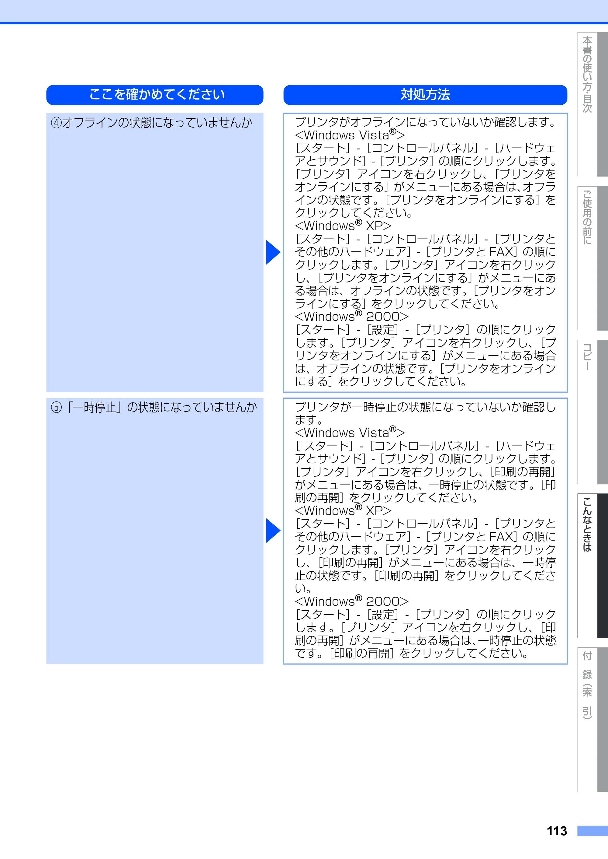 ブラザー DCP-9010CN ユーザーズガイド ～基本編～ — 原本ページ — 113ページ