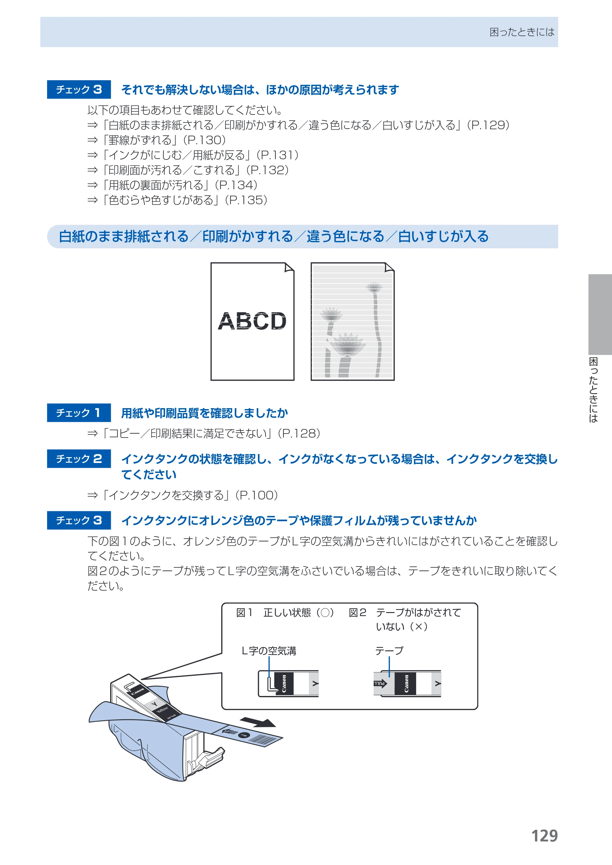 キヤノン PIXUS MG5130 らくらく操作ガイド （PDF形式／23.35Mバイト） — 原本ページ — 131ページ