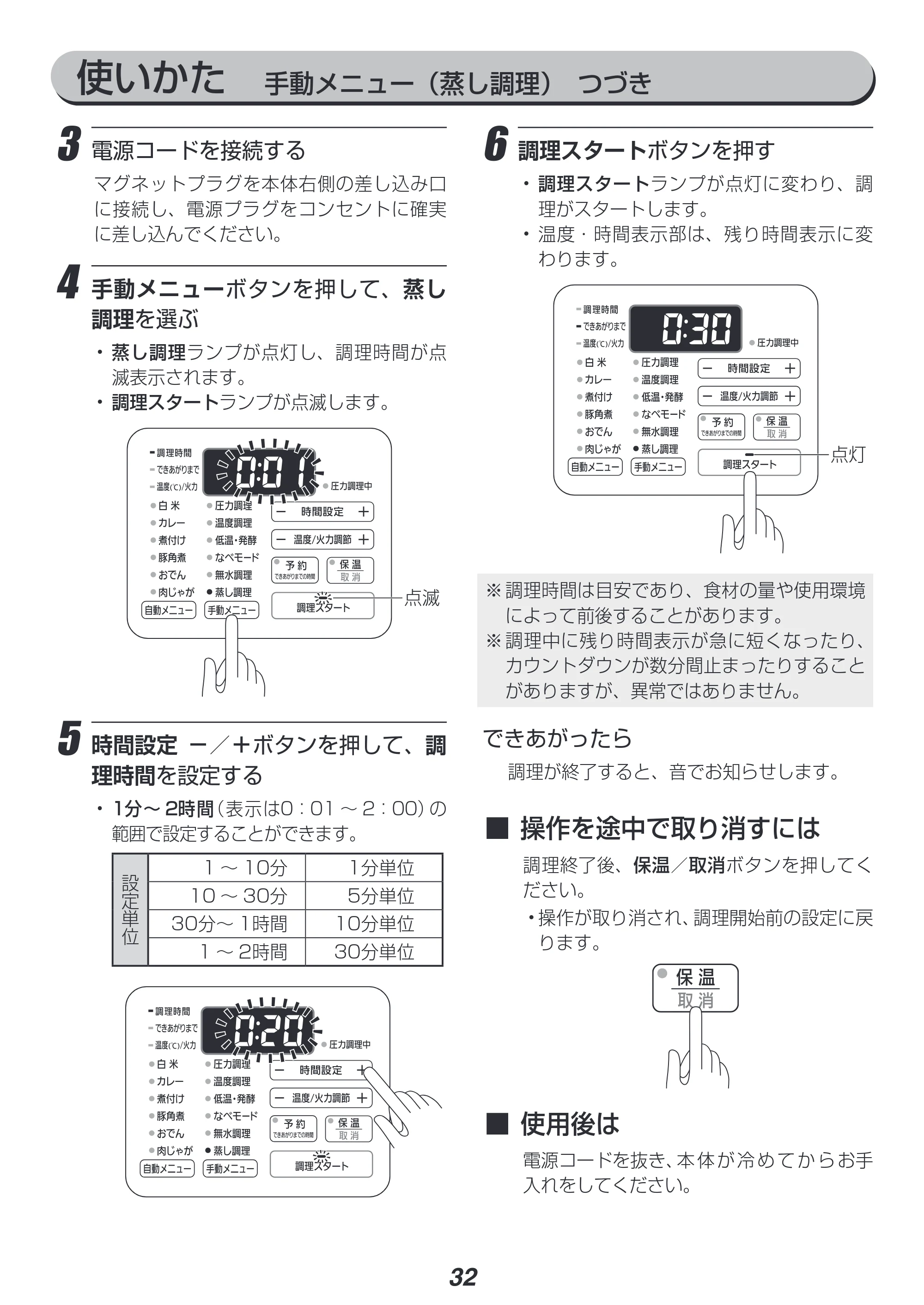 アイリスオーヤマ PC-MA3 取扱説明書 — 原本ページ — 32ページ