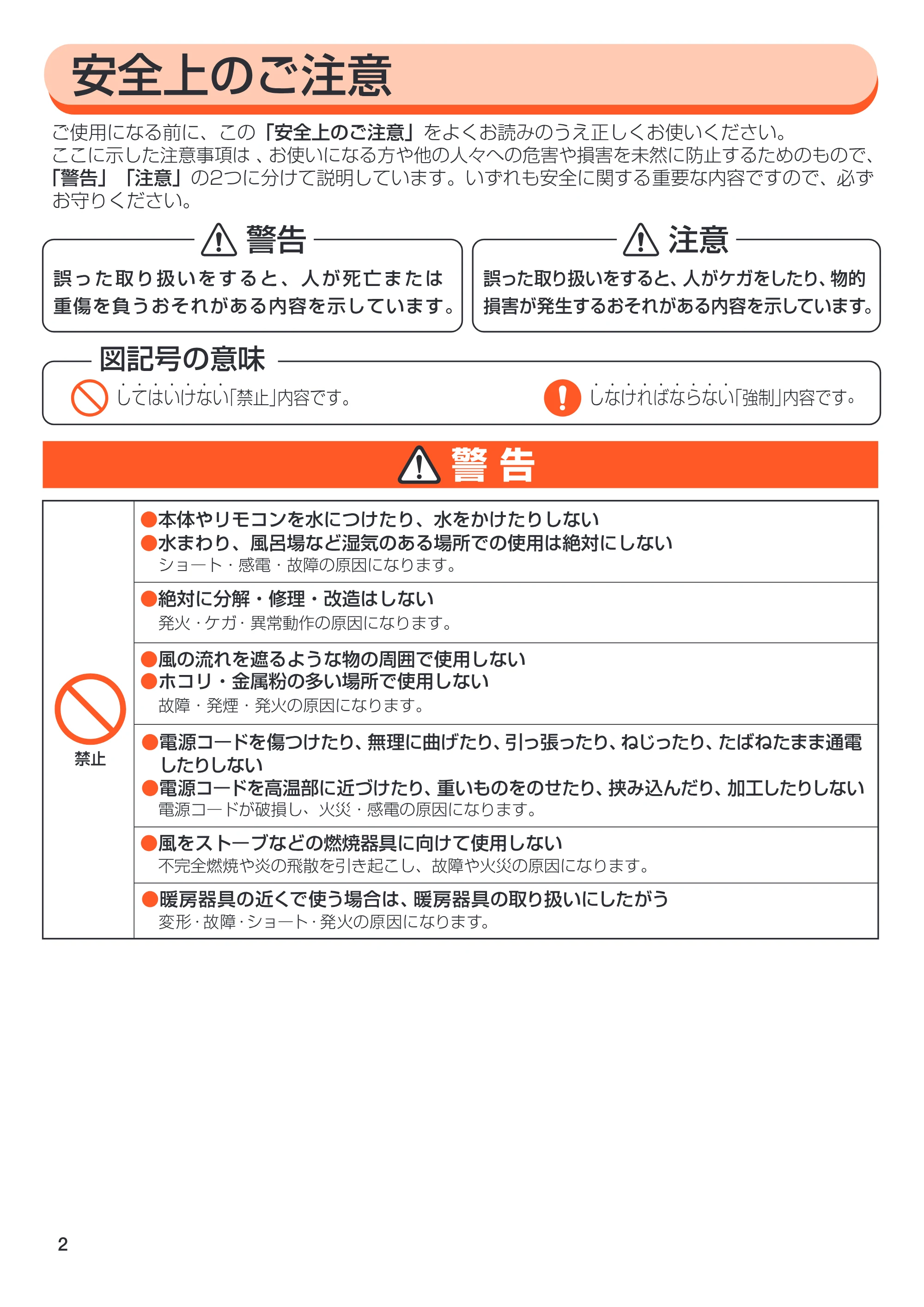 アイリスオーヤマ ENC-15KR 取扱説明書 — 02 — 原本ページ — 2ページ